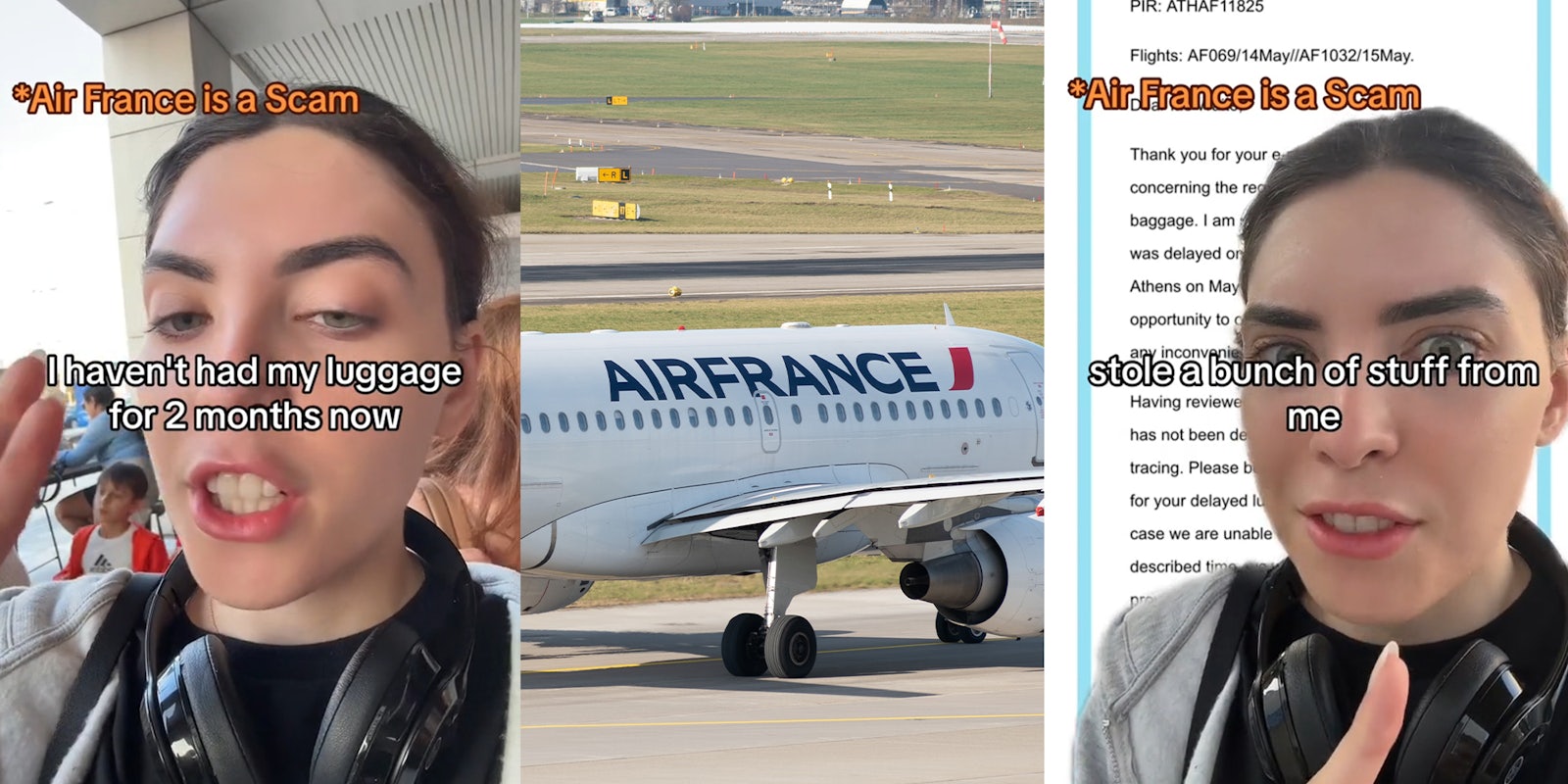 Passenger says Air France told her it lost her luggage. But she had an Air Tag on it