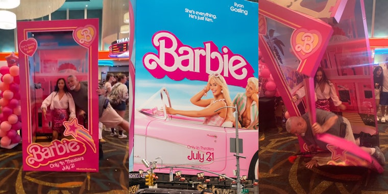 Man ruins Barbie photo op at theater for everybody