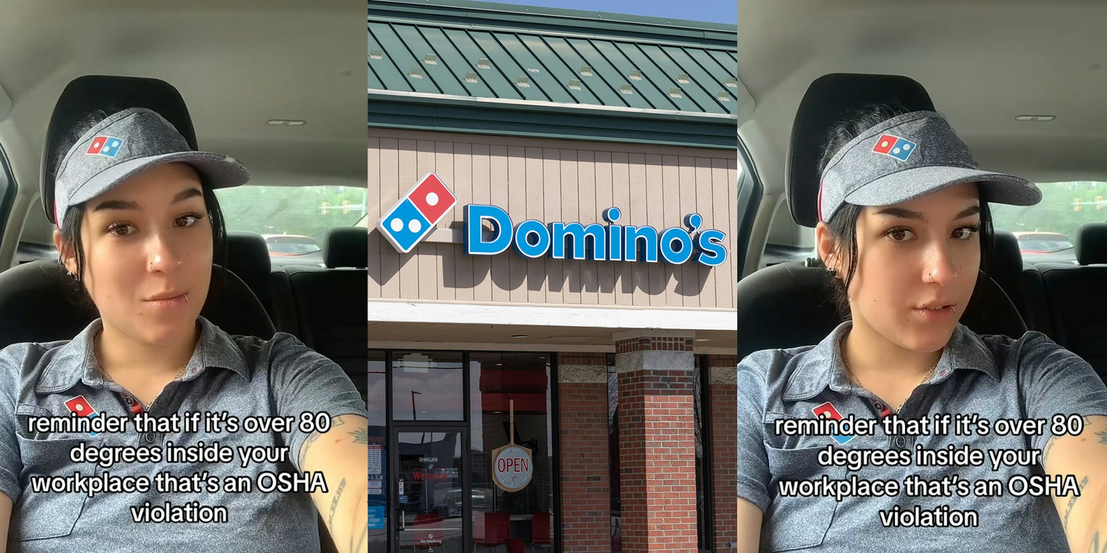 Dominos worker says it's so hot at work it's a whole OSHA violation