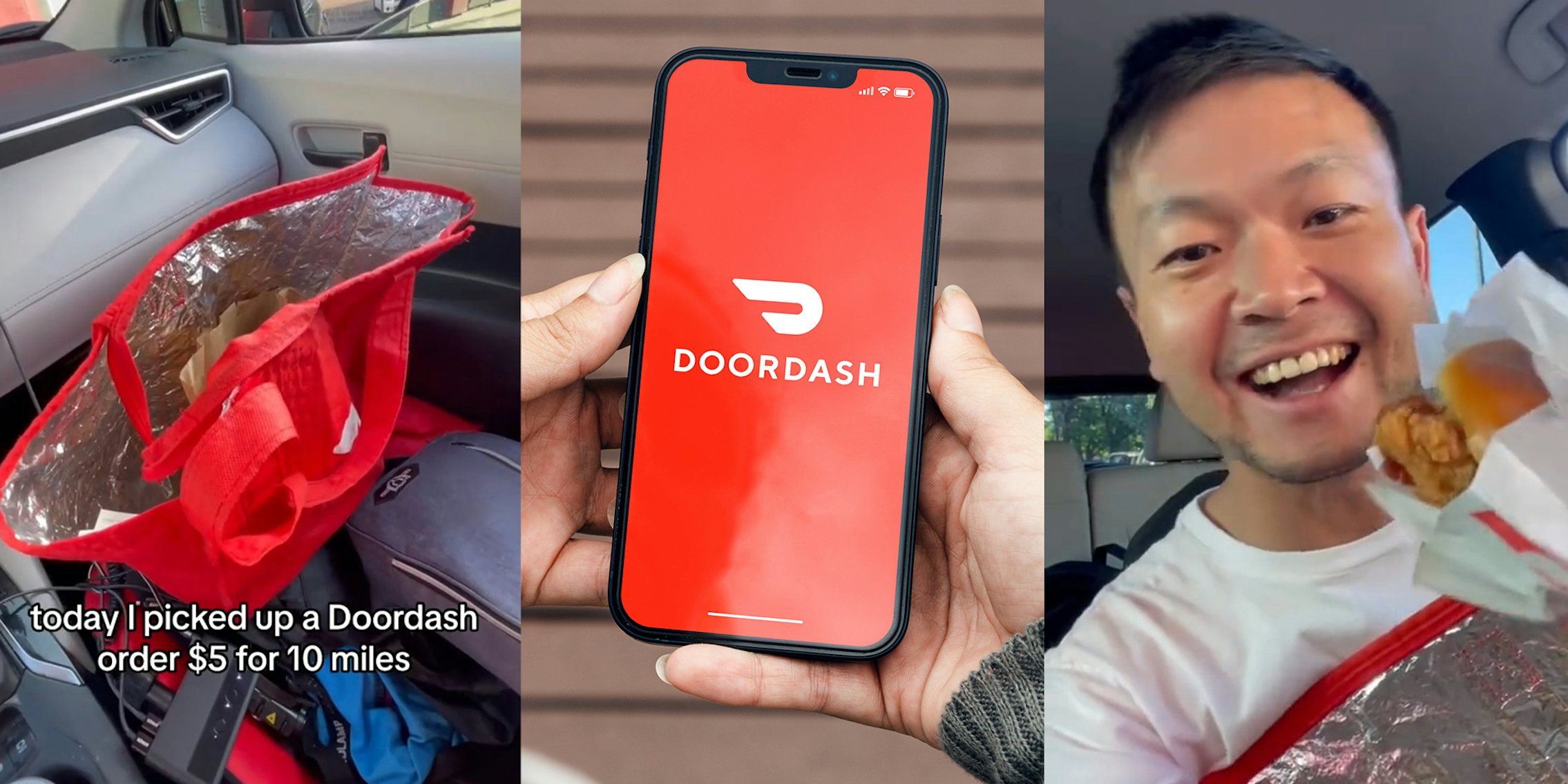 Driver says he lied to DoorDash support about having flat tire so he could eat no-tipper's chicken sandwich