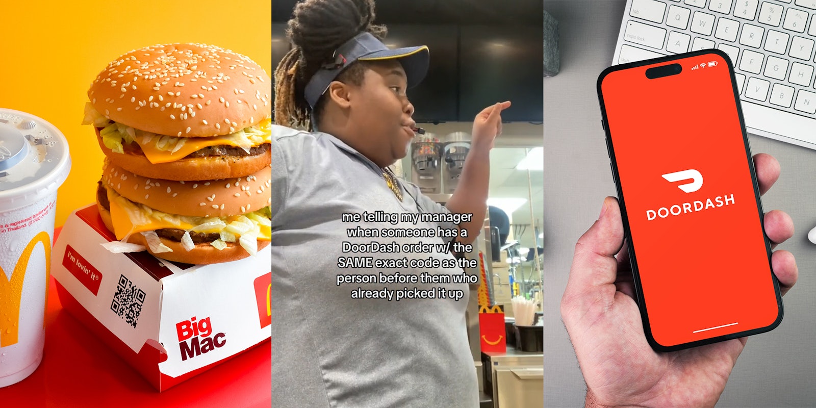 McDonald's worker complains about DoorDash.
