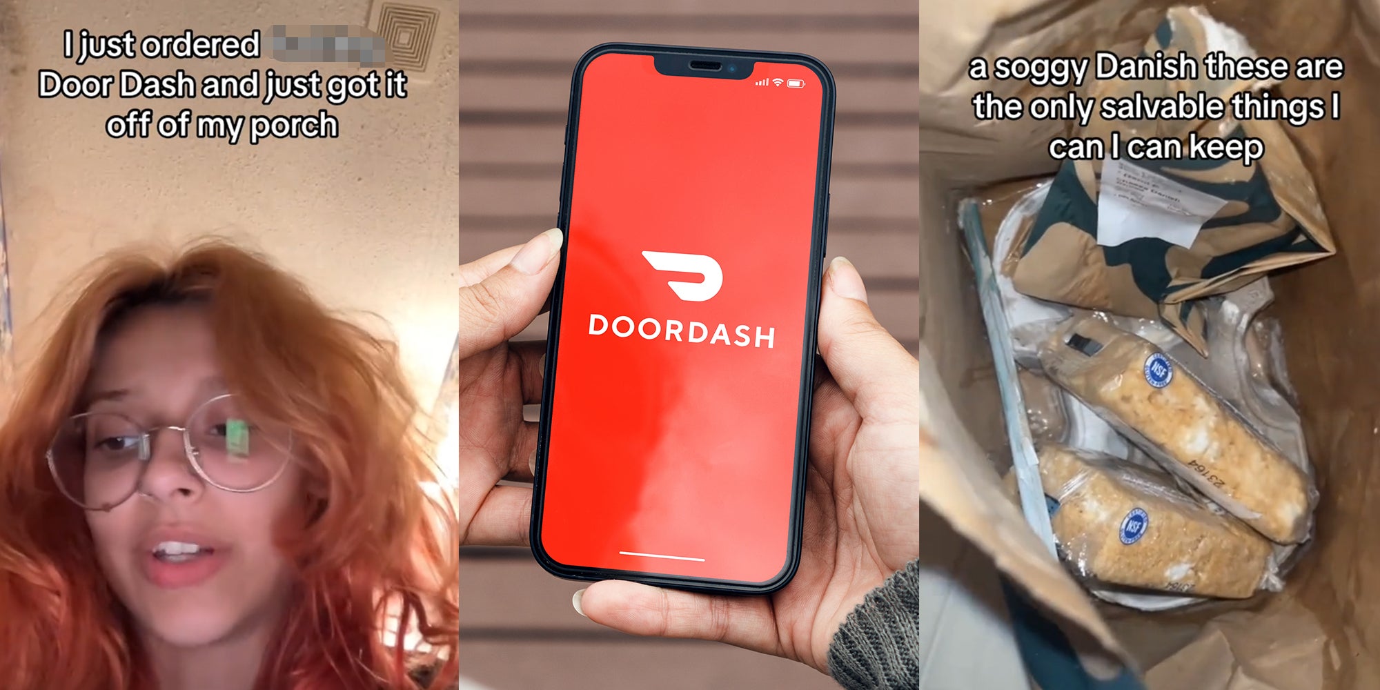 DoorDash Customer Receives Soaked Starbucks Order With Spilled Drink