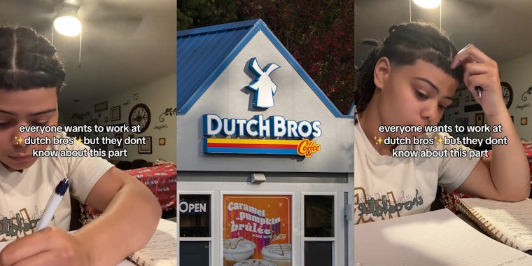 Dutch Bros worker has to do 'homework' at home for job