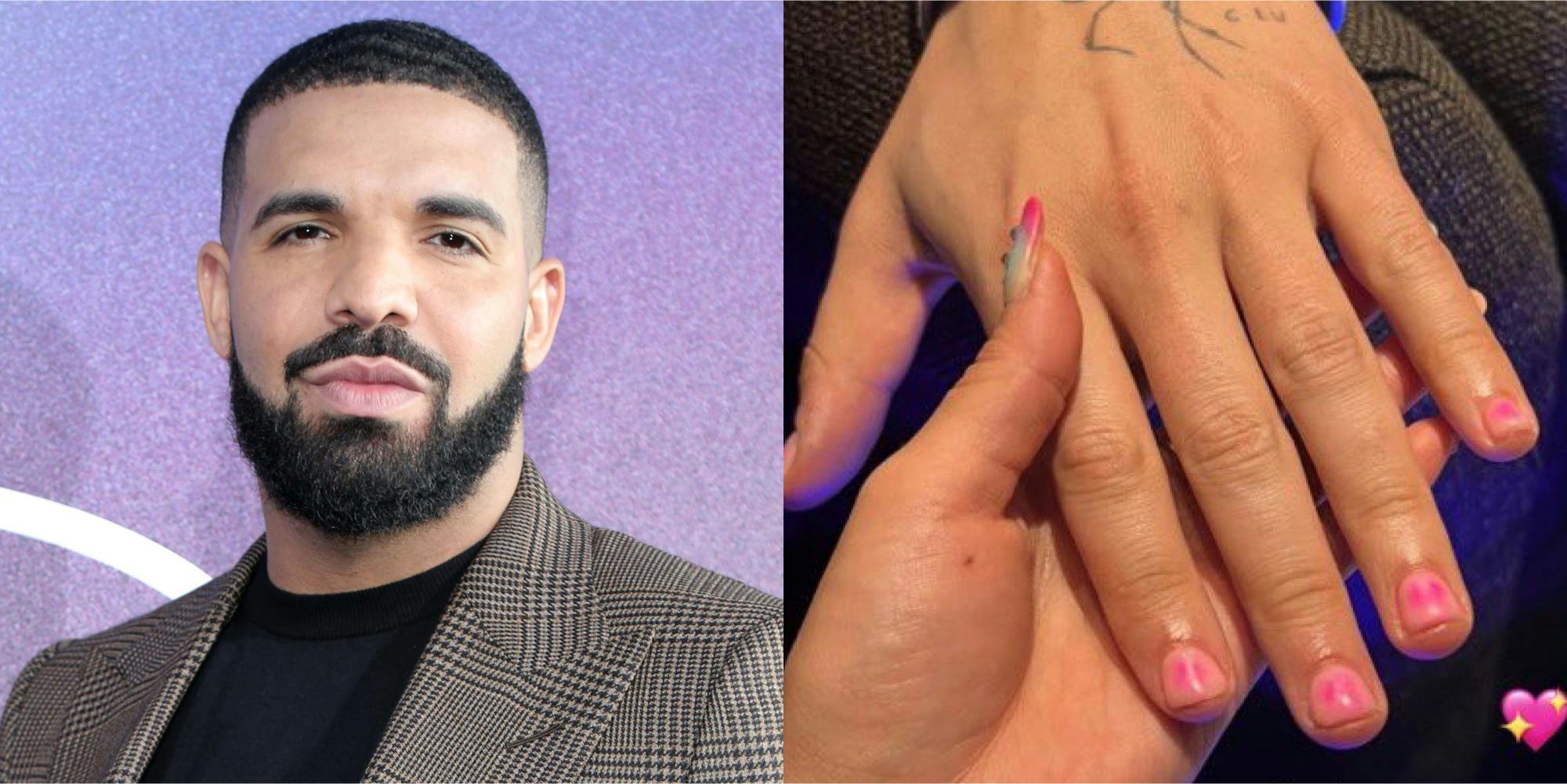 Drake debuts pink manicure, and men have opinions