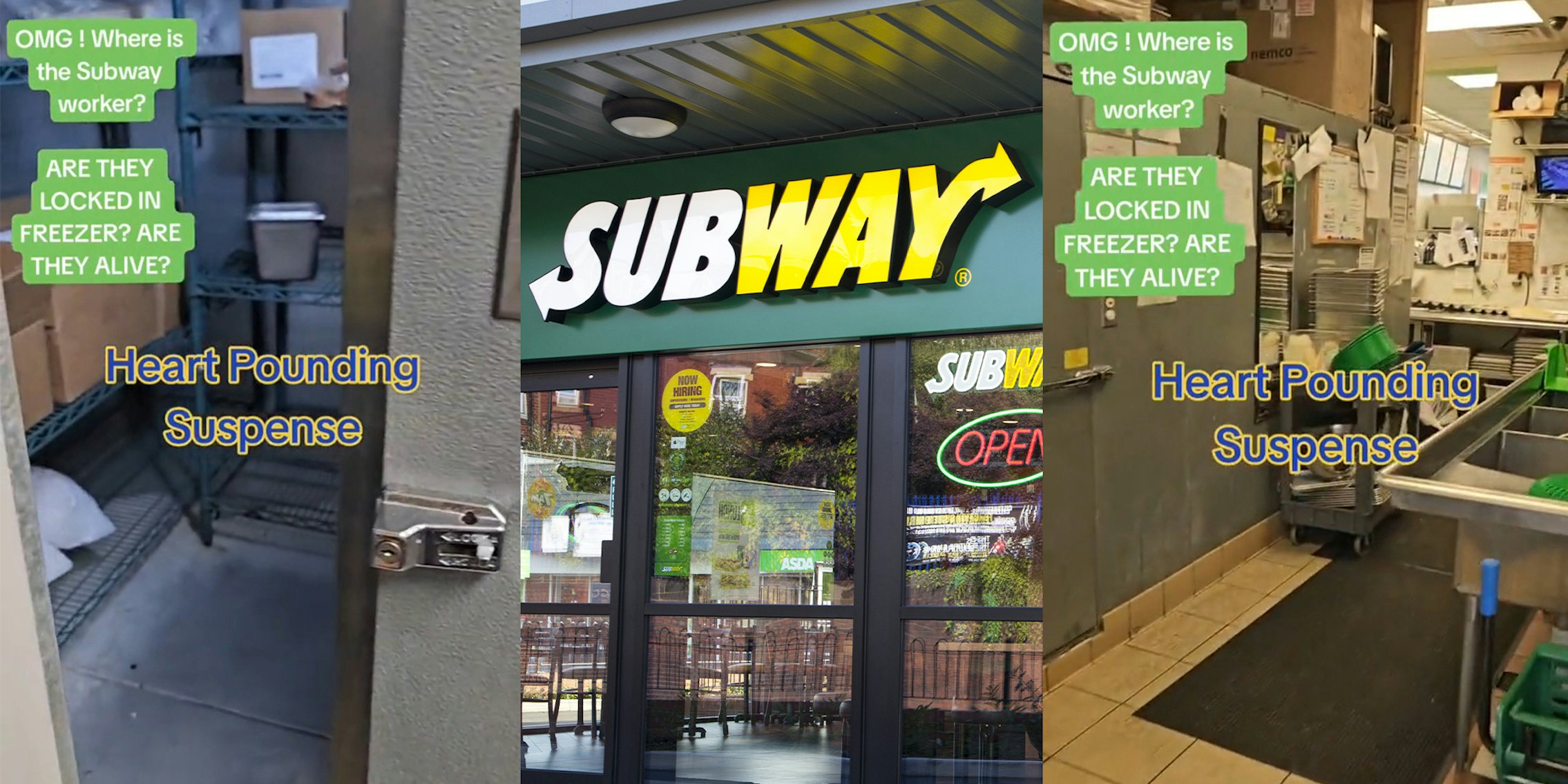 Subway customer could not find worker to take her order and goes to the back