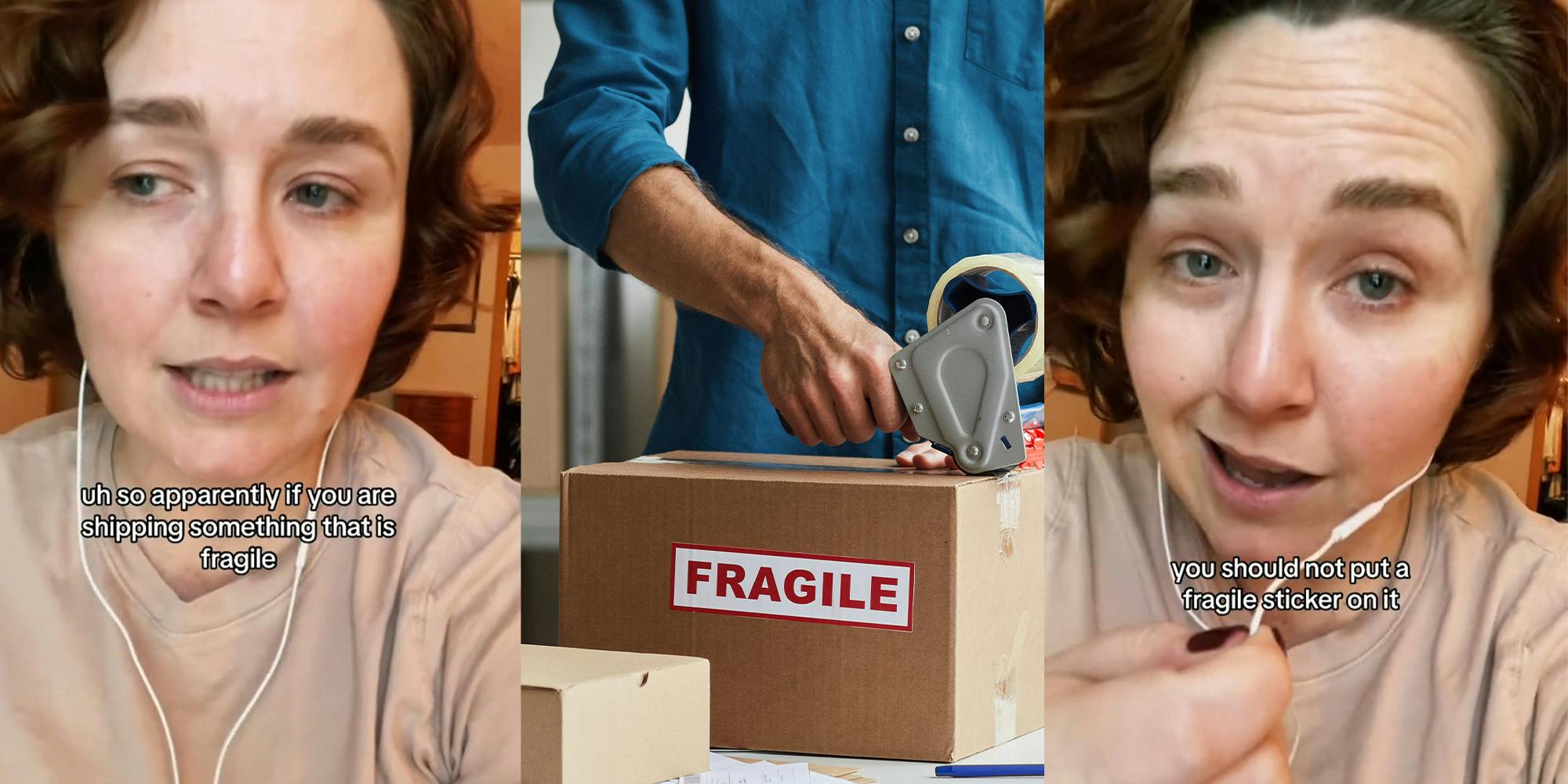 People are finding out why you should never put 'fragile' stickers on fragile packages