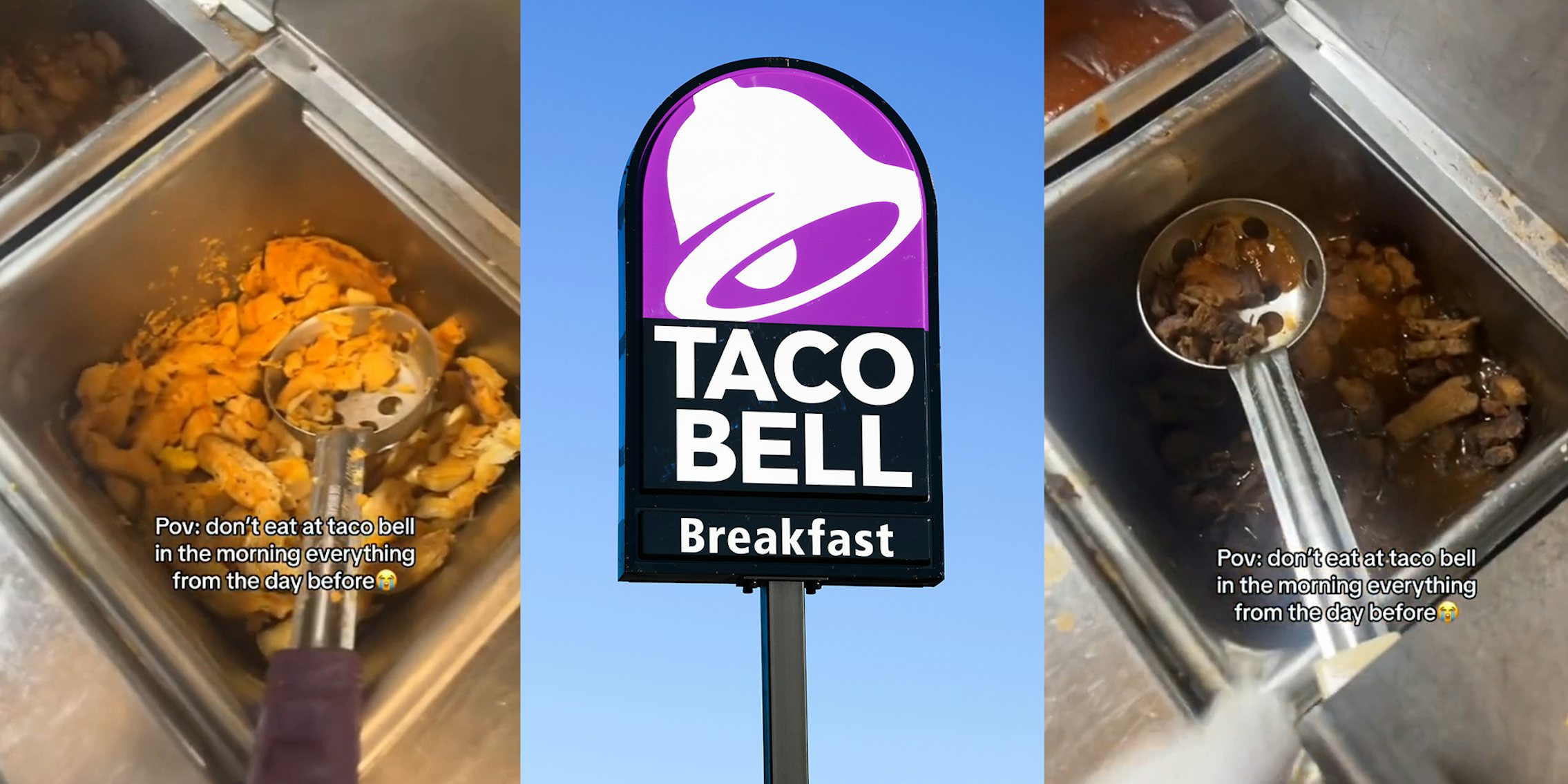Taco Bell worker warns customers not to eat there in the morning