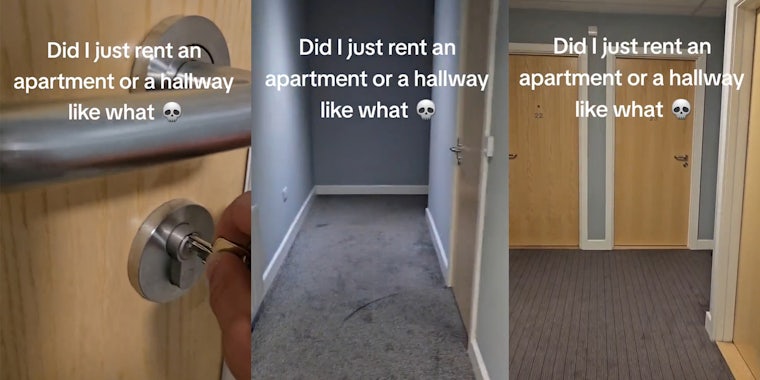 Renter shocked to find new apartment is basically just hallways with a bunch of doors