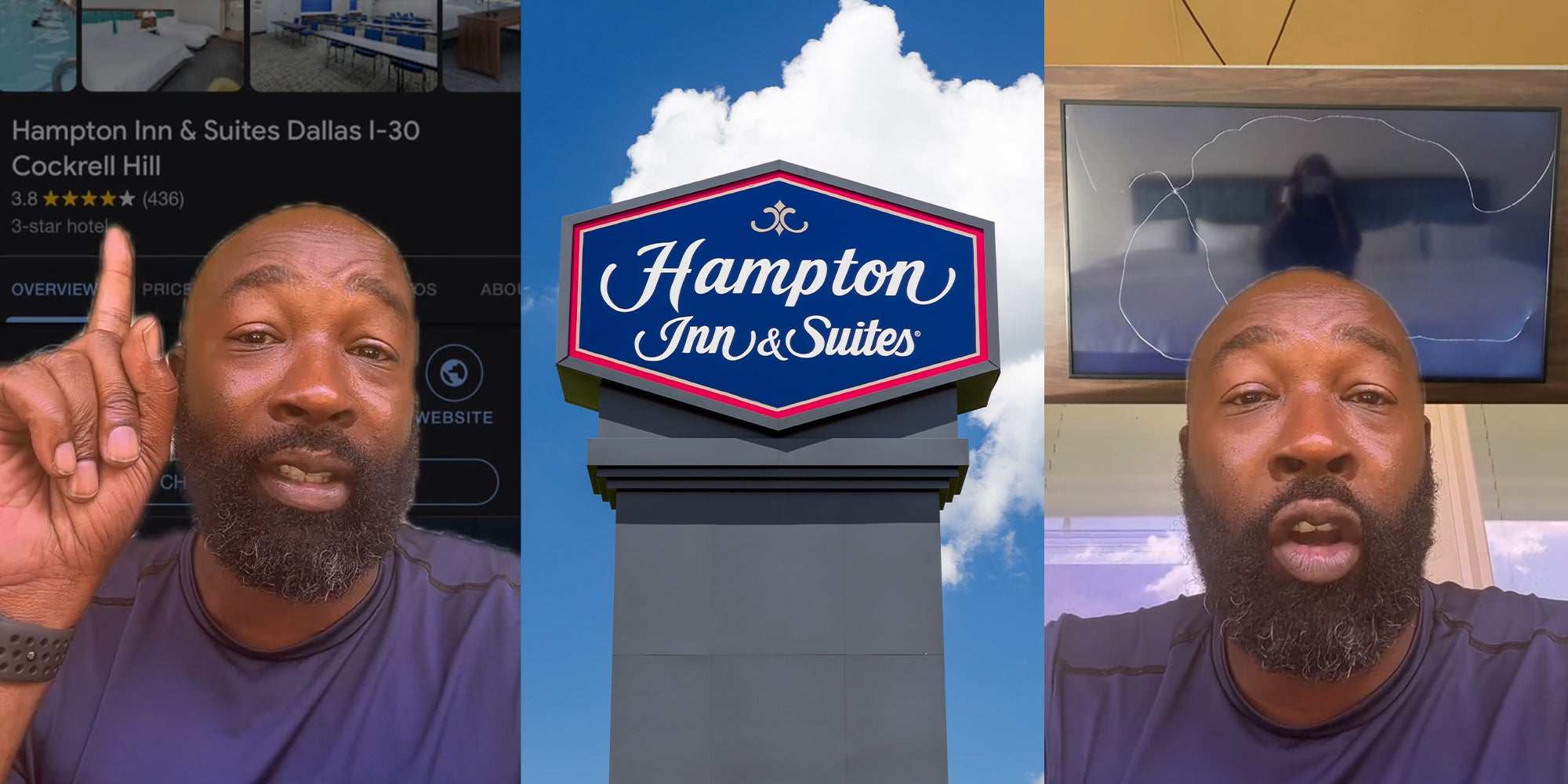 Hampton Inn Guest Says He Was Wrongfully Charged 900 for Broken TV