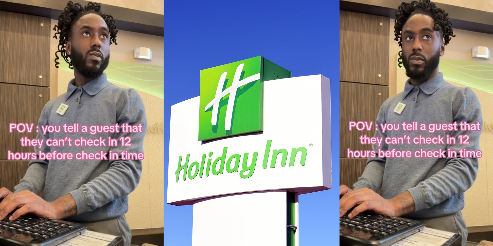 Holiday Inn Worker Calls Out Guests Who Try to Check In Early