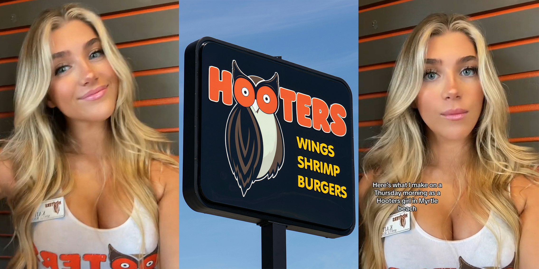Hooters server shows what she makes in tips during a shift