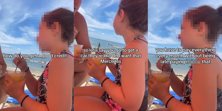 10-year-old girl gets credit lesson