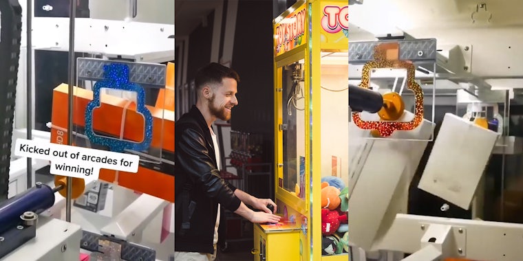 Man says he was kicked out of arcade after winning iPad in claw machine