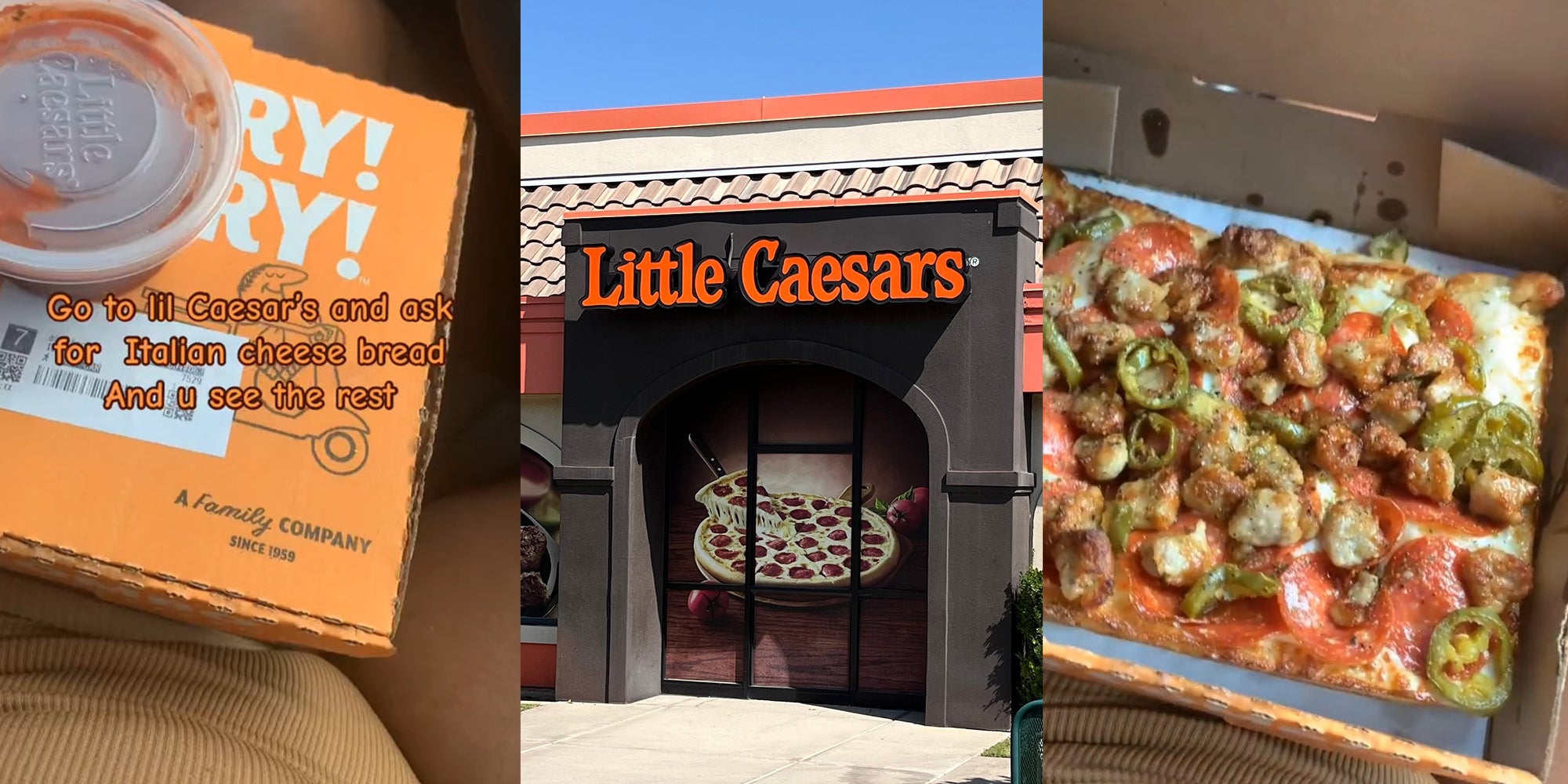 Little Caesars Customer Shows Off Italian Cheese Bread Hack