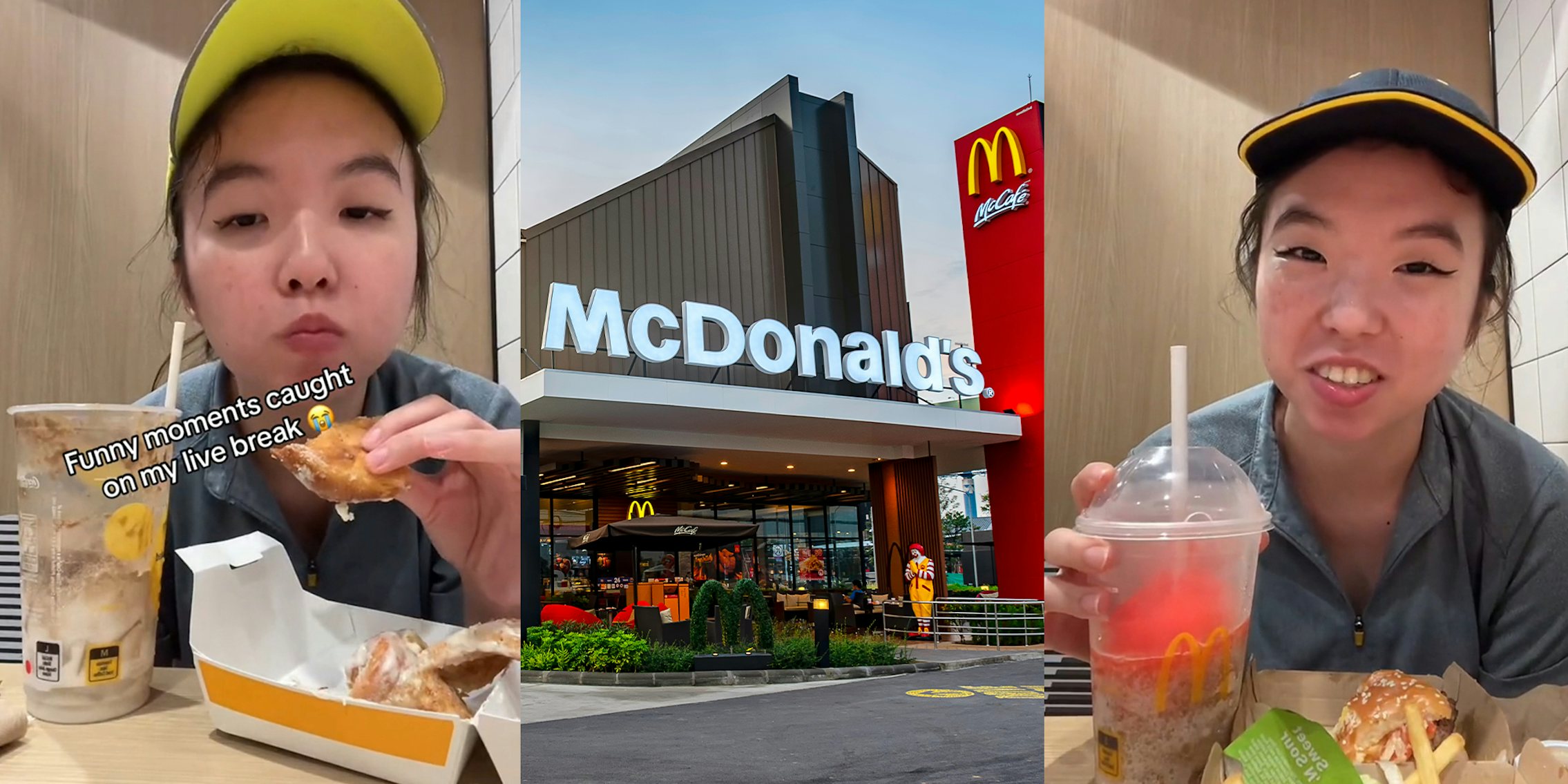 McDonald's customer starts asking worker questions about the Grimace meal while she's on her break