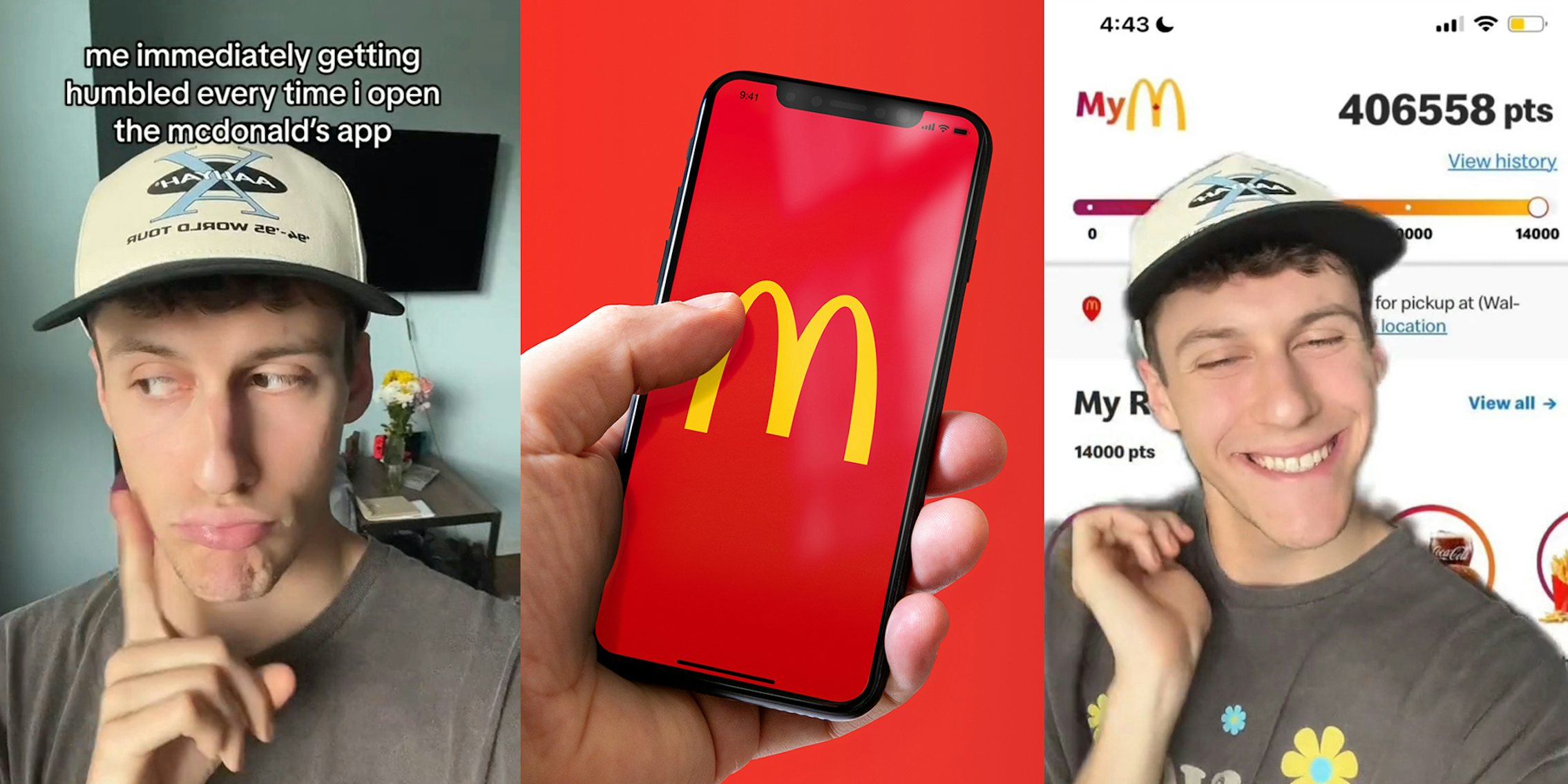 McDonald's customer has more than 400,000 app points