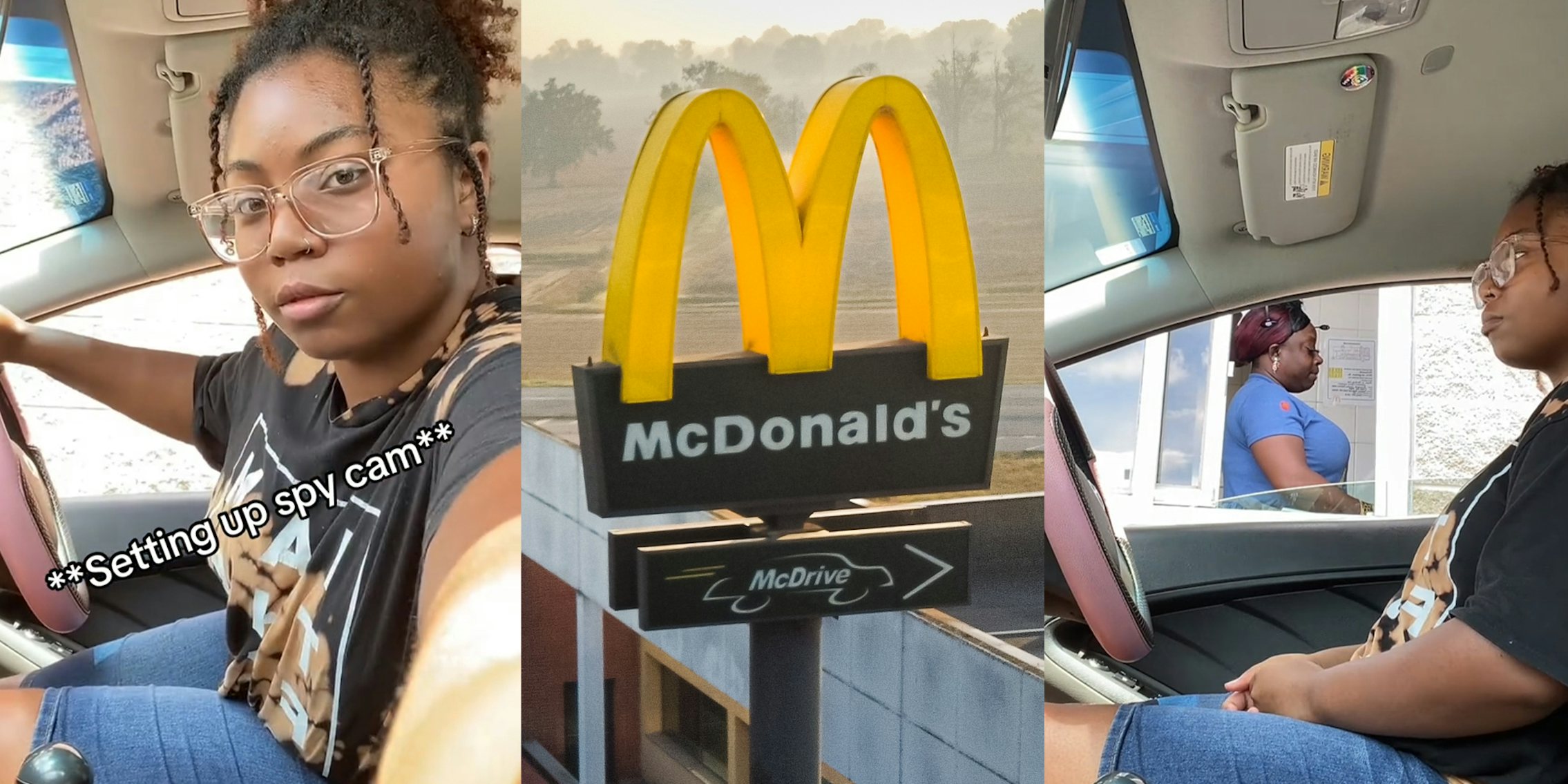 Former McDonald's worker returns to the drive-thru after quitting.