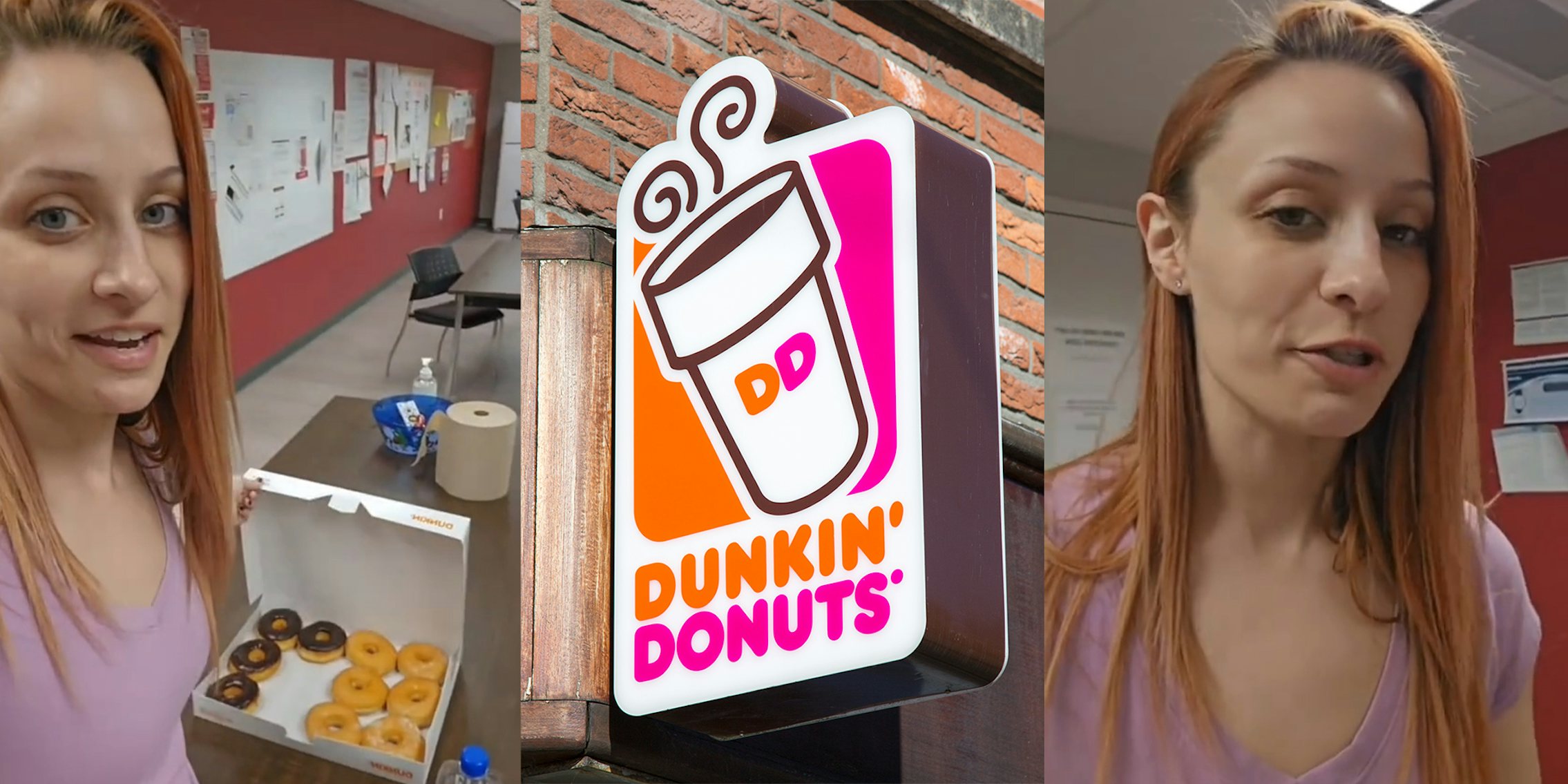 New worker brings Dunkin Donuts to break room to make friends