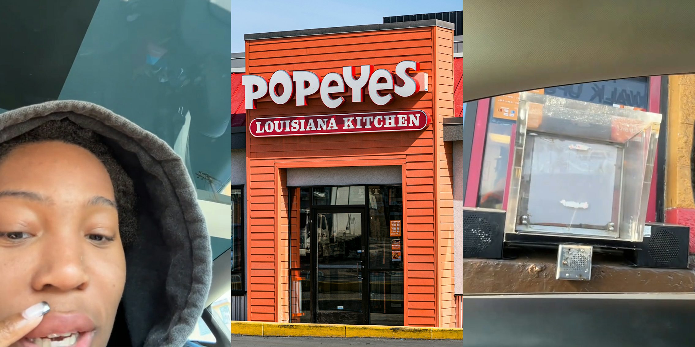 popeye's customer shocked at restaurant's drive-thru