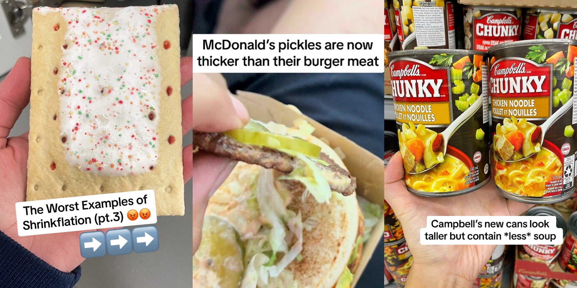 Customer Says McDonald's Pickles Are Thicker Than Burger Patties