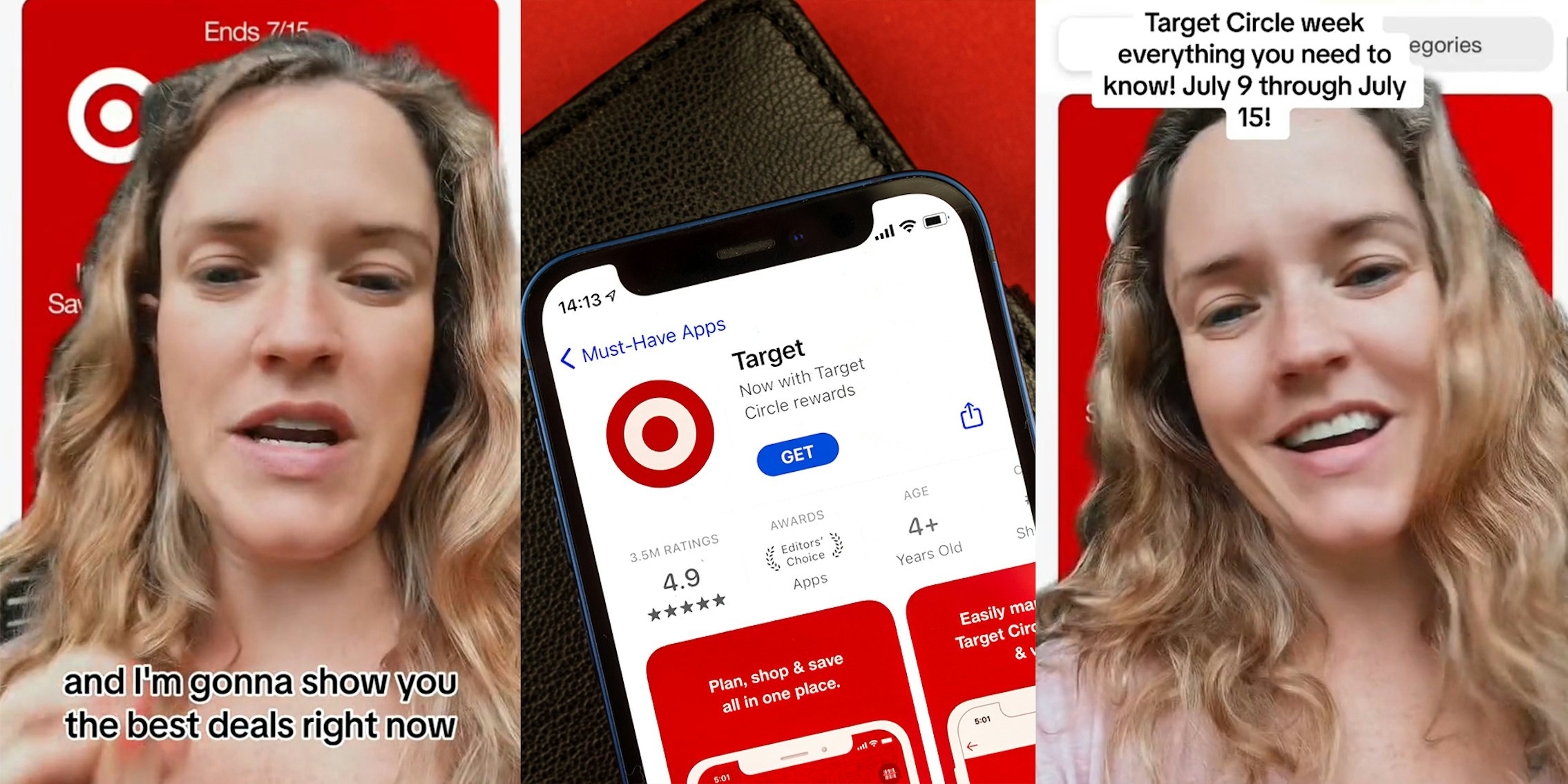 t's Target Circle Week. You'll need to go into the app and save sales