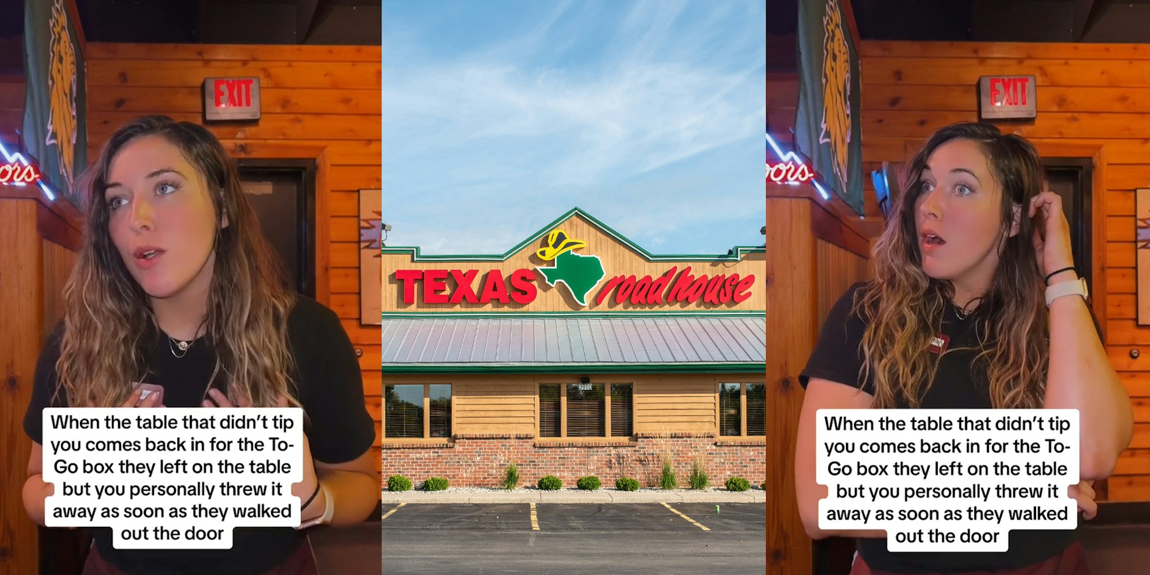 Texas Roadhouse worker gets revenge on customers that left to-box, didn't tip