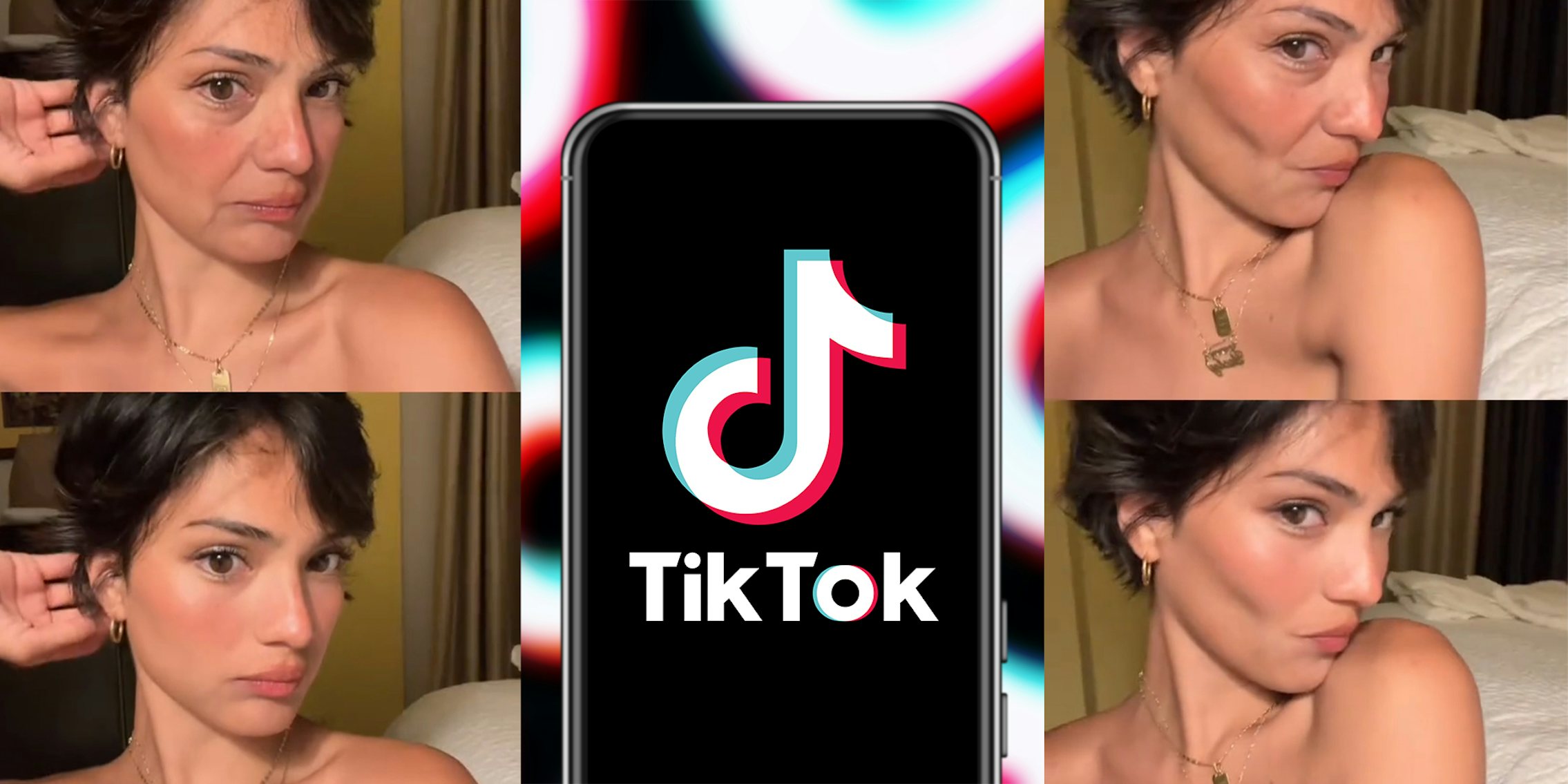 TikTok's 'aging' filter
