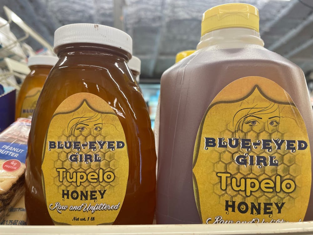 Tupelo honey for sale at the Dixie Dandy