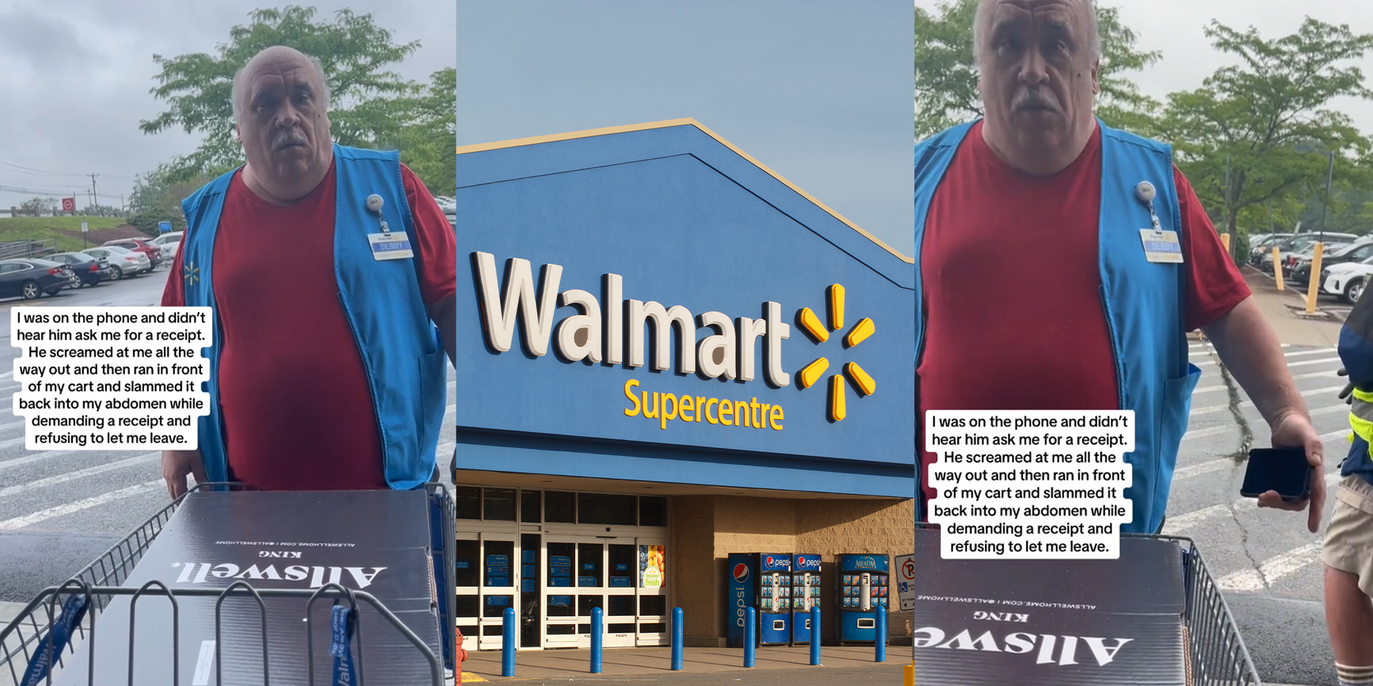 Walmart Worker Confronts Customer Over Receipt Check