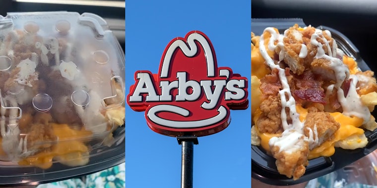 Arby's customer hails new $5 loaded chicken bacon ranch fries