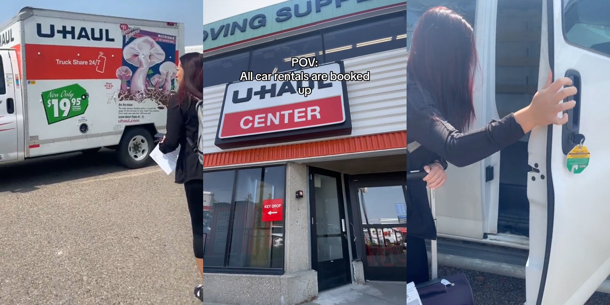 Travelers Discover All Rental Cars Are Booked. They Rent a UHaul