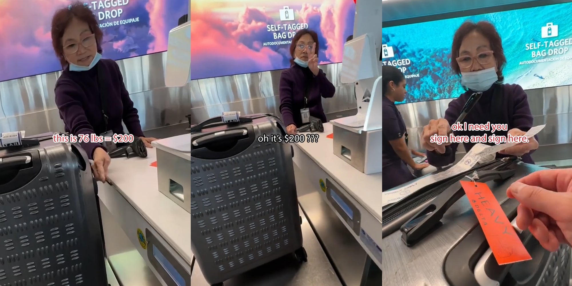 Passenger Critical of Delta Charging 200 for Overweight Bag