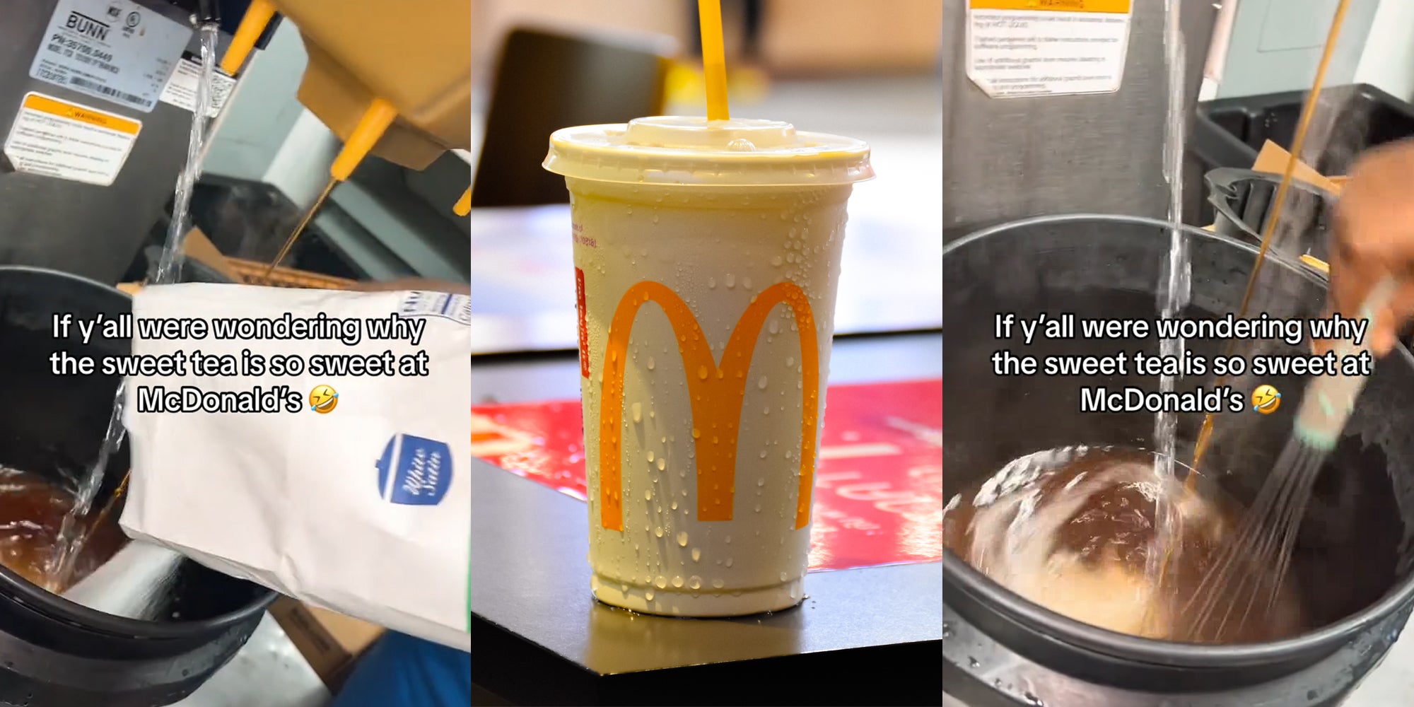 McDonald’s Worker Shows Why the Sweet Tea Is So Sweet