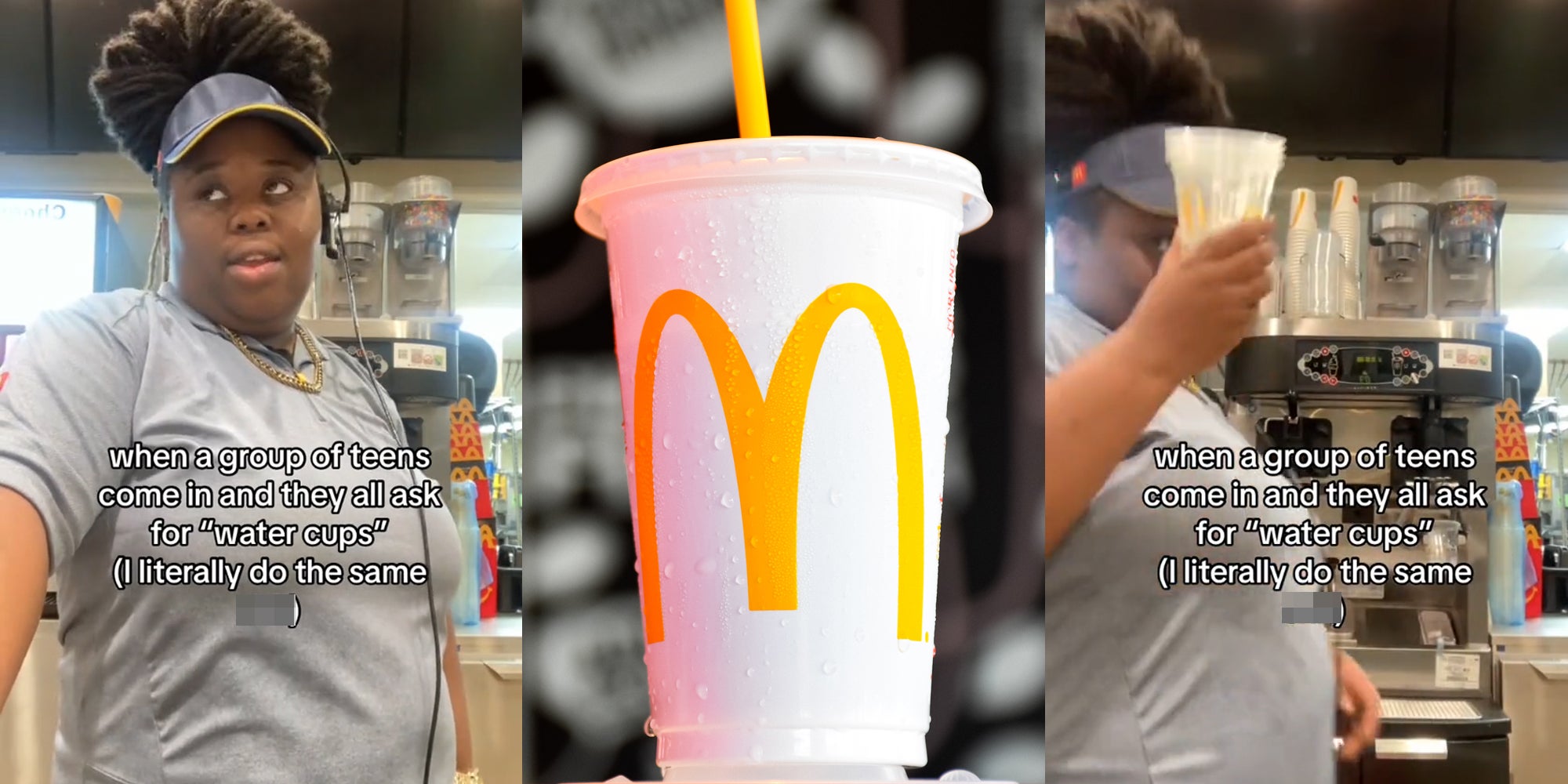 McDonald's Worker Knows Teens Won't Use Water Cups For Water
