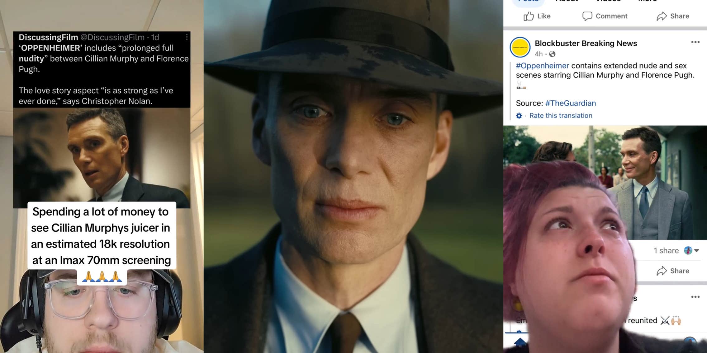 FilmTok is freaking out over ‘Oppenheimer’s Rrated scene