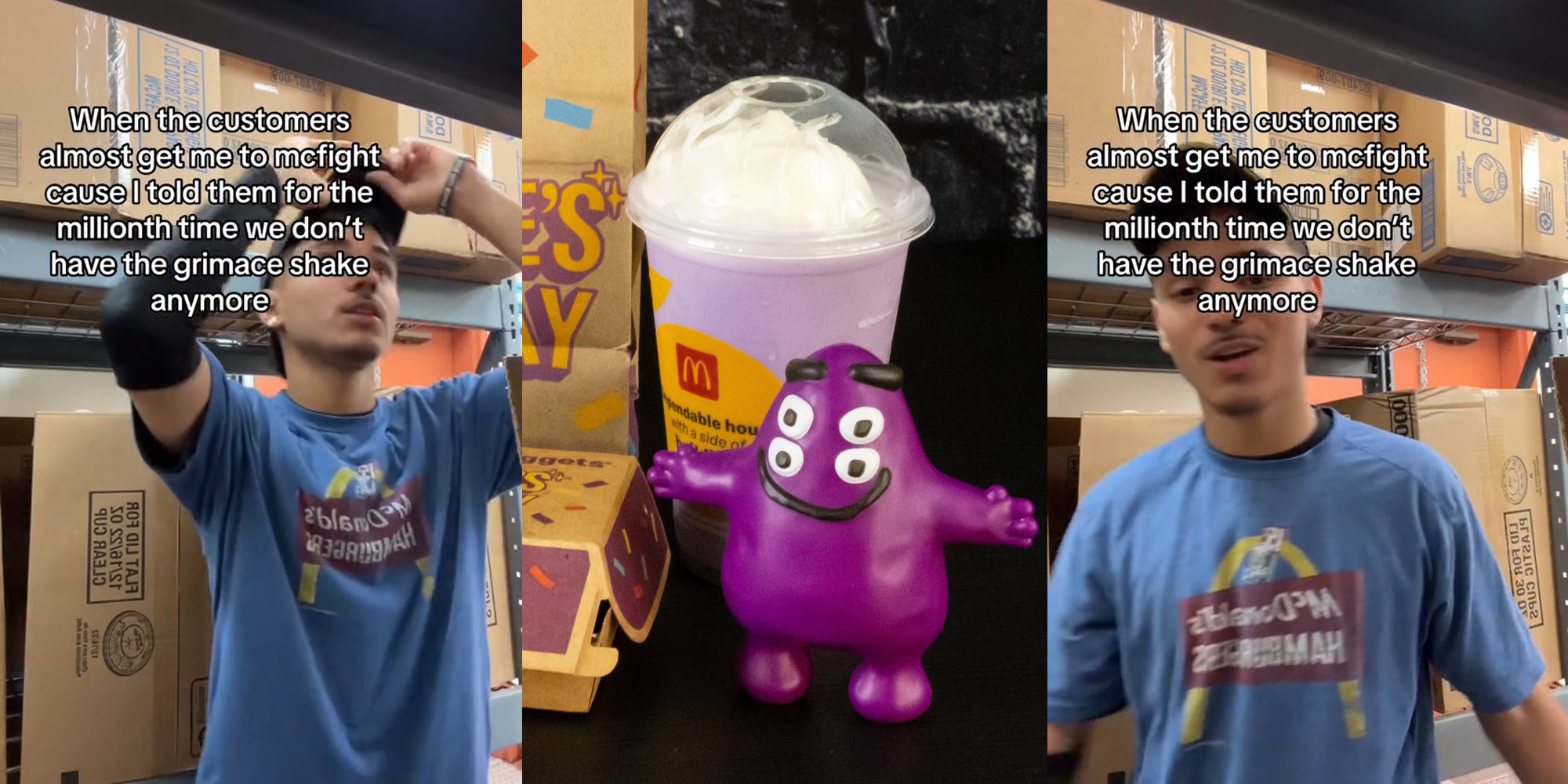 McDonald’s Worker Mocks Customers Asking for Grimace Shakes