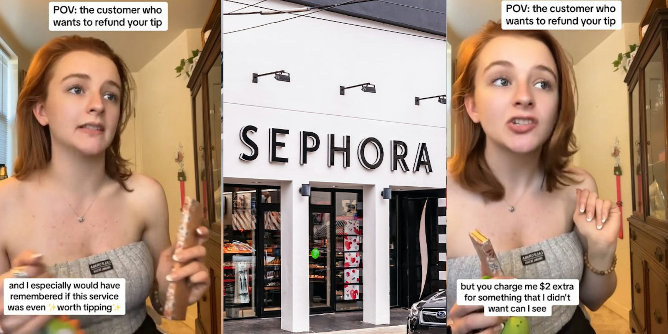 Sephora worker takes back $2 tip the next day at mall coffee shop