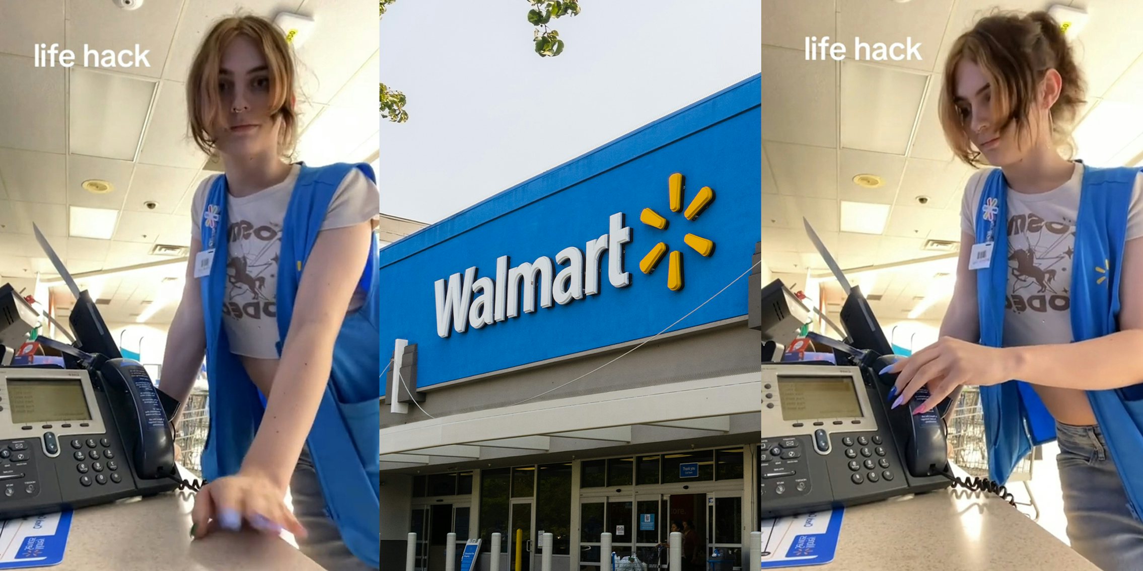 Walmart worker who hangs up incoming call instead of answering in 'life hack'