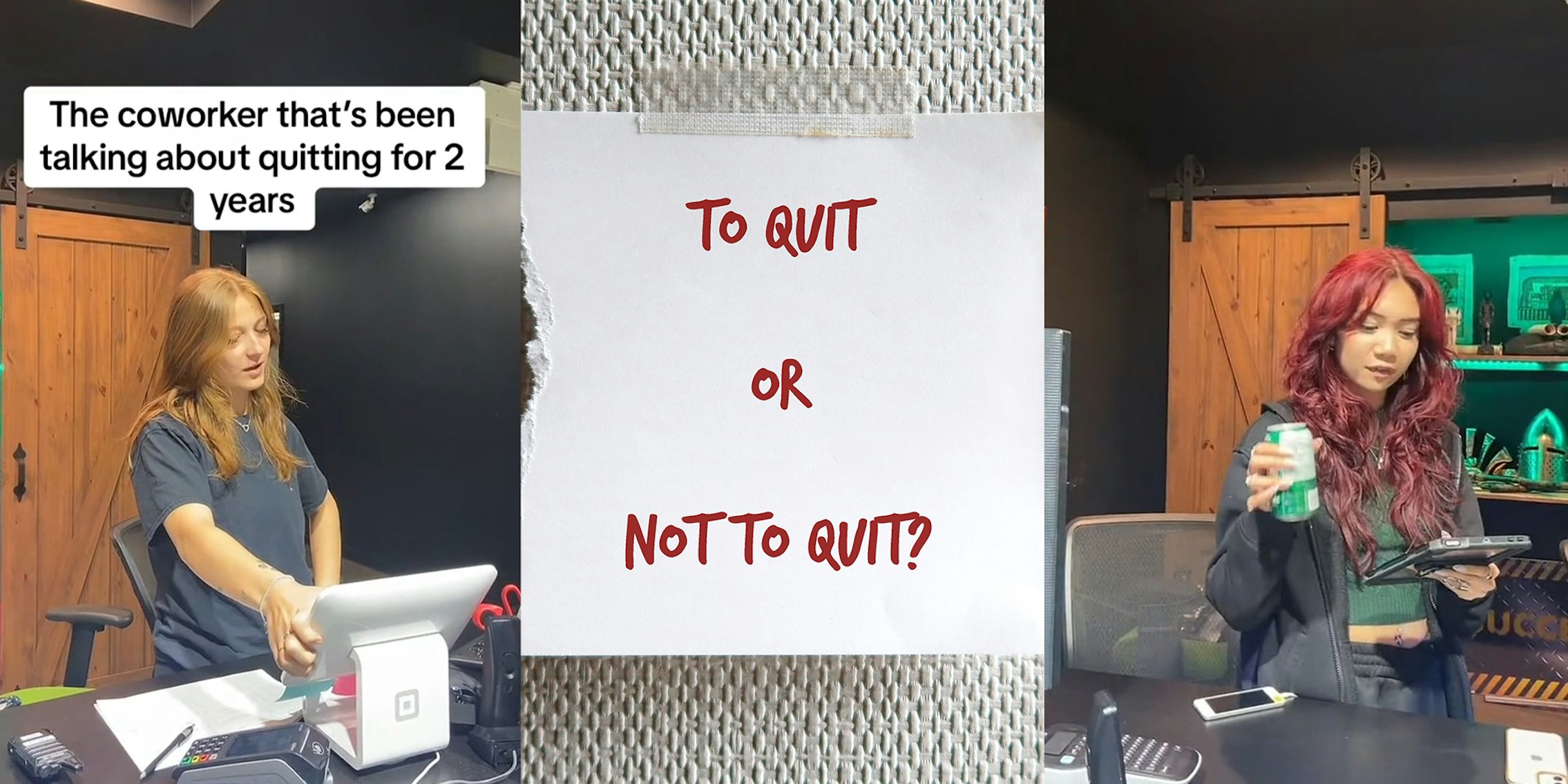 Worker calls out co-workers who swear they'll quit but don't