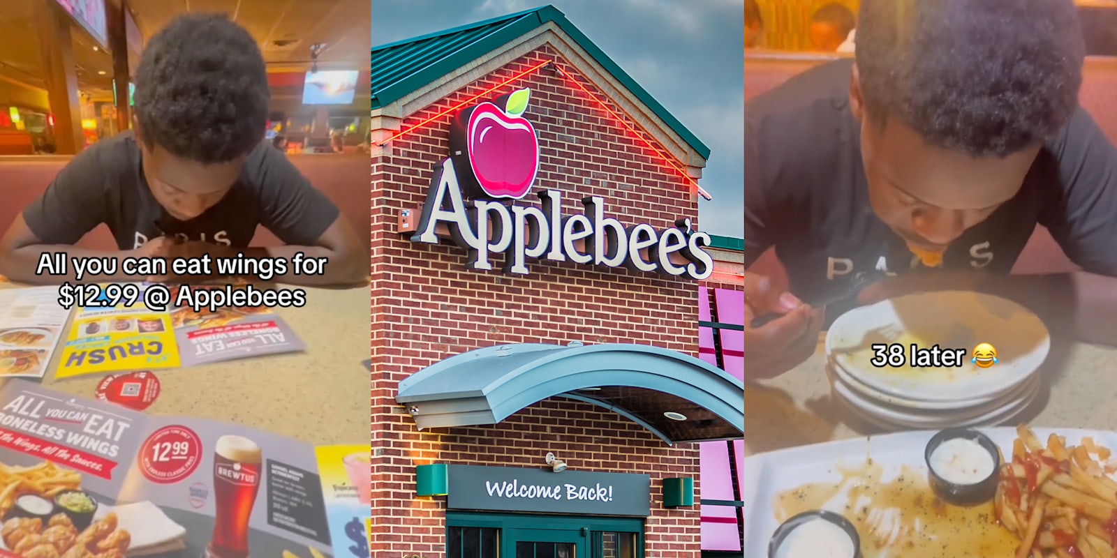 Applebee's customers barely make it through 50 wings during $12.99 all-you-can-eat special