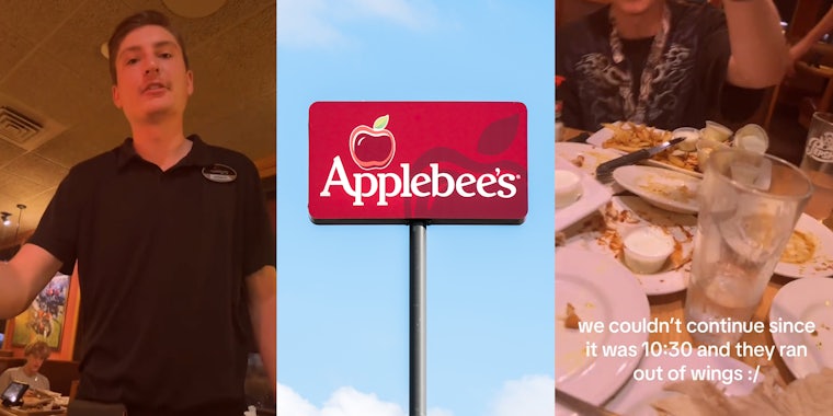 Applebee’s customers eat all the wings in the restaurant during all-you-can-eat wings