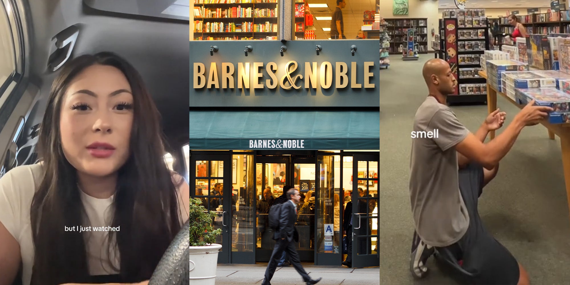 TikToks of Barnes & Noble creep