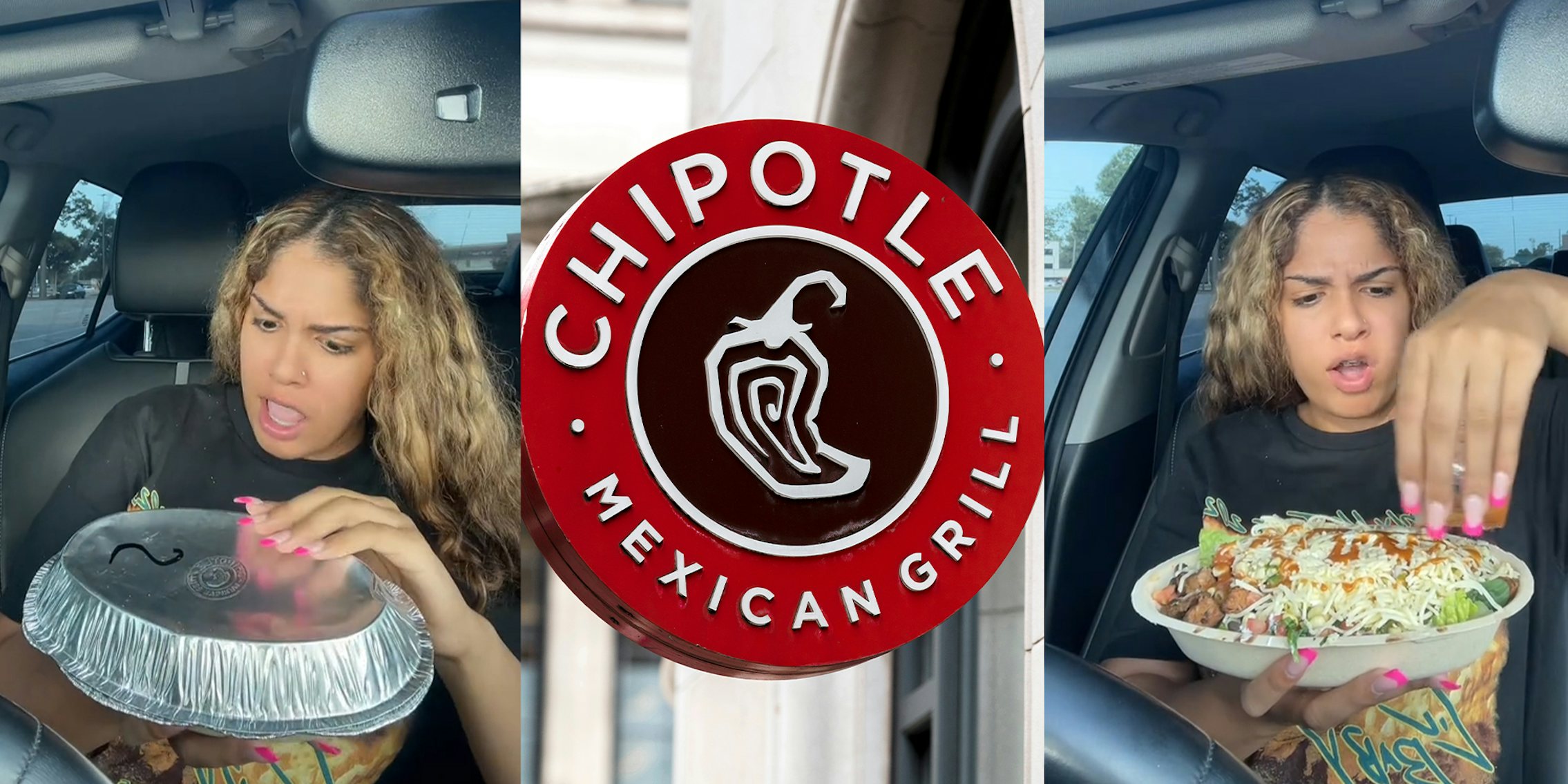 Customer criticizes Chipotle after they charged her for corn topping; Chipotle Restaurant sign