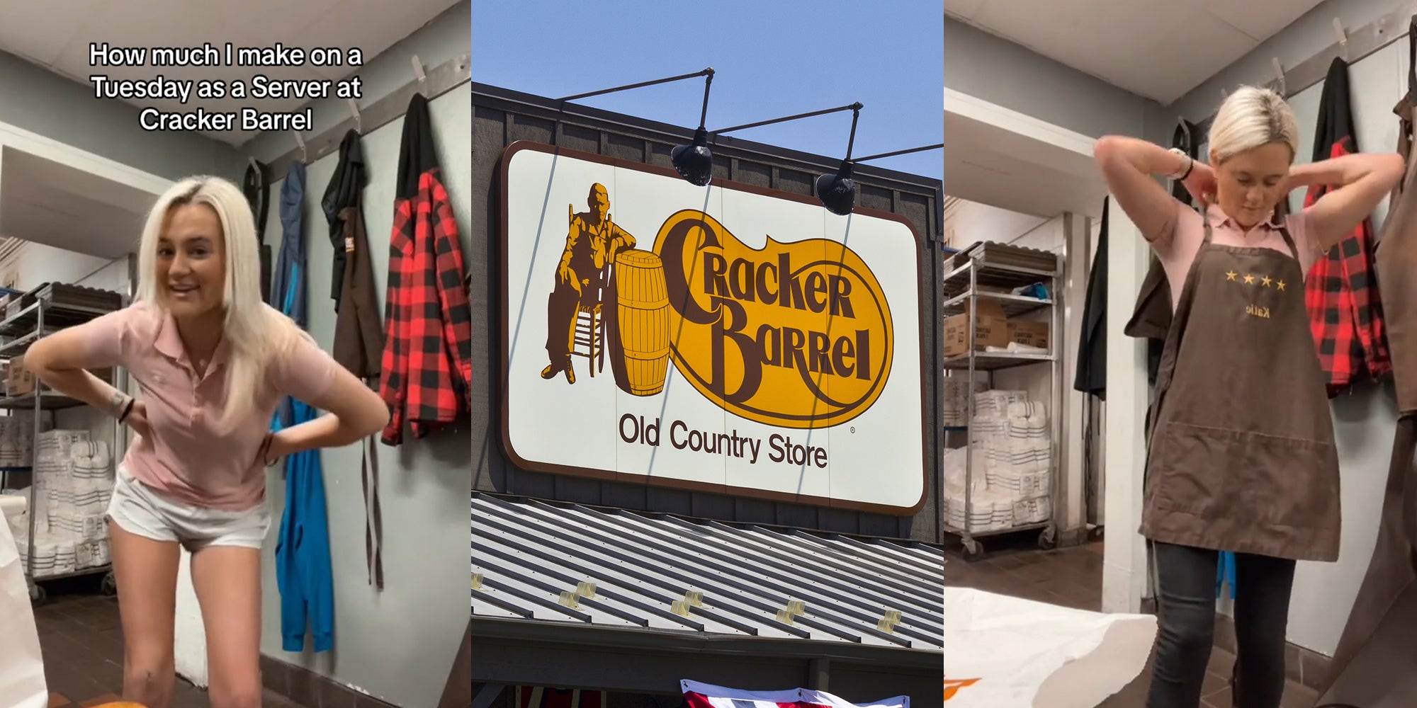 Cracker Barrel Server Reveals How Much She Makes in Tips