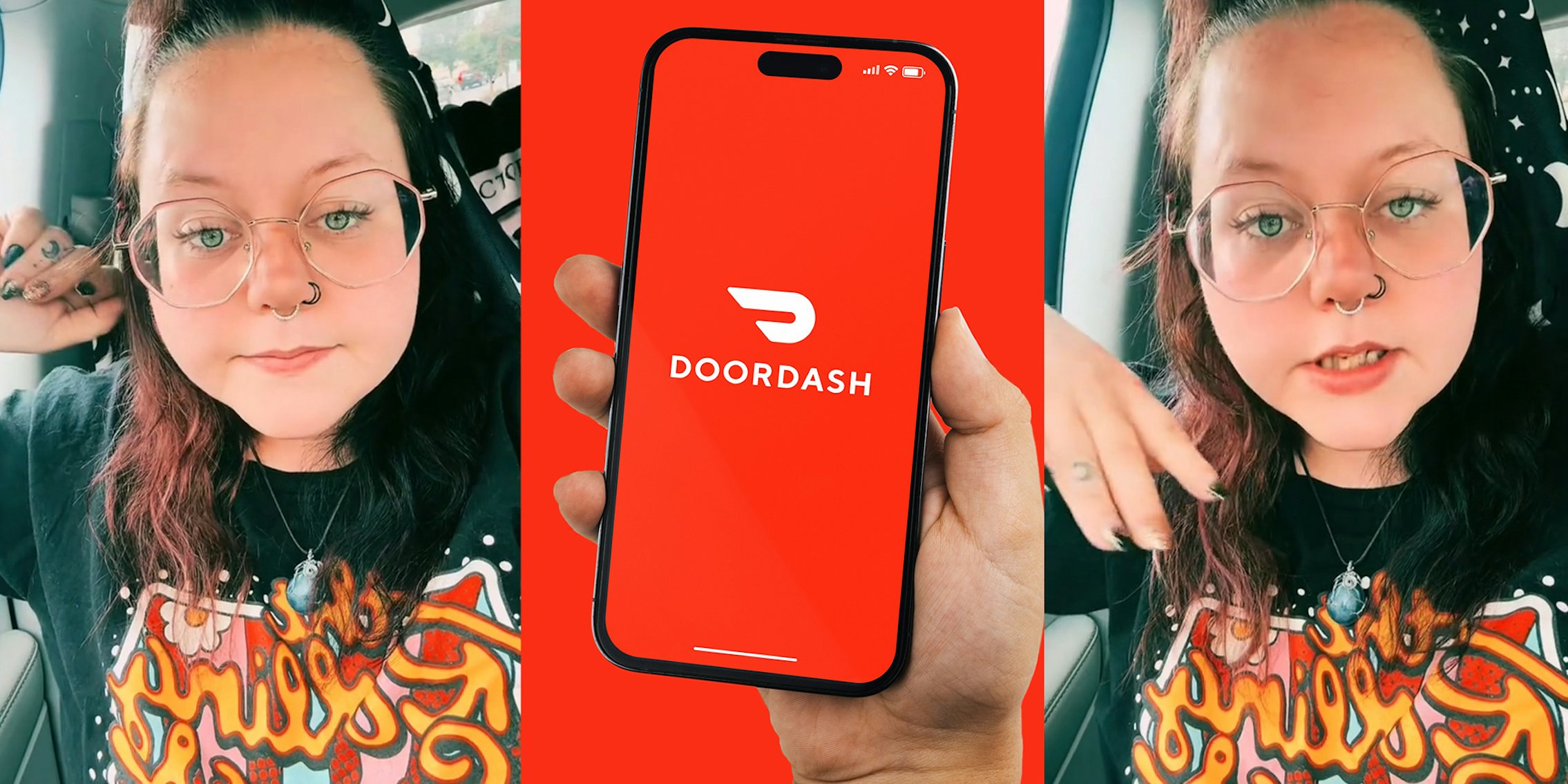 DoorDash driver takes a risk and accepts cash order.