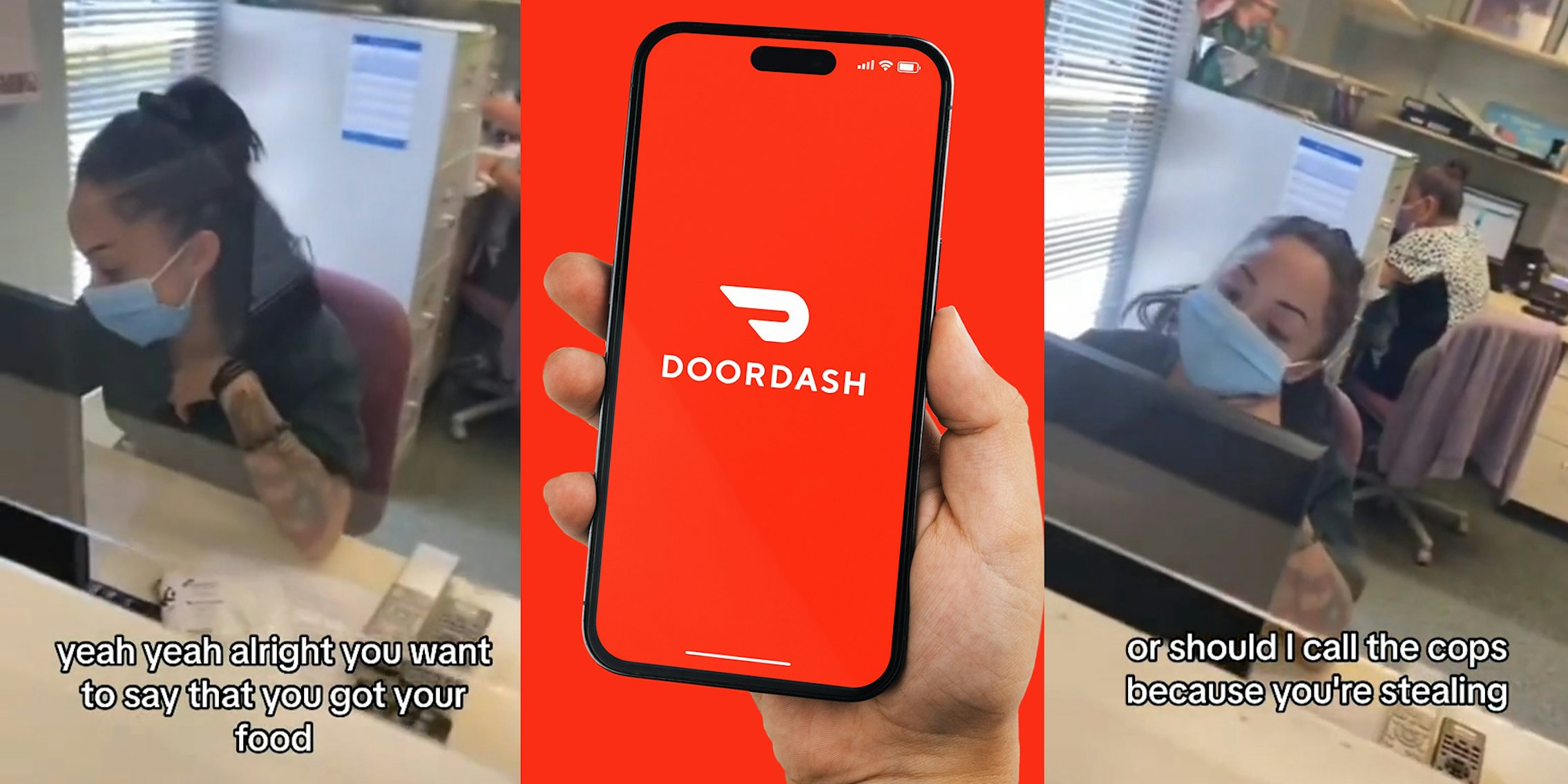 Door Dasher confronts customer that got him fired
