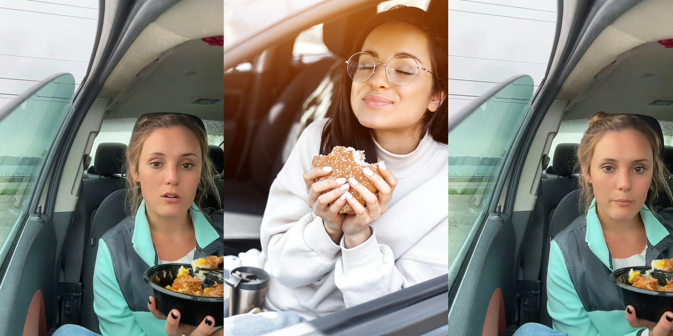 Eating Alone in Car