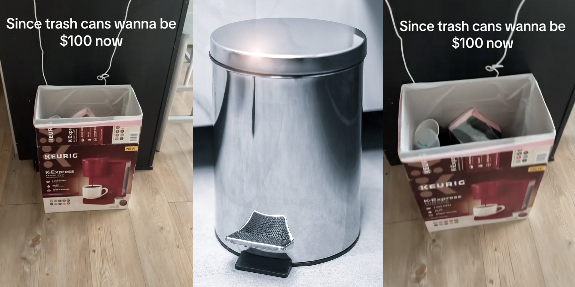 Tenant Says Trash Cans Too Expensive, Uses Keurig Box Instead