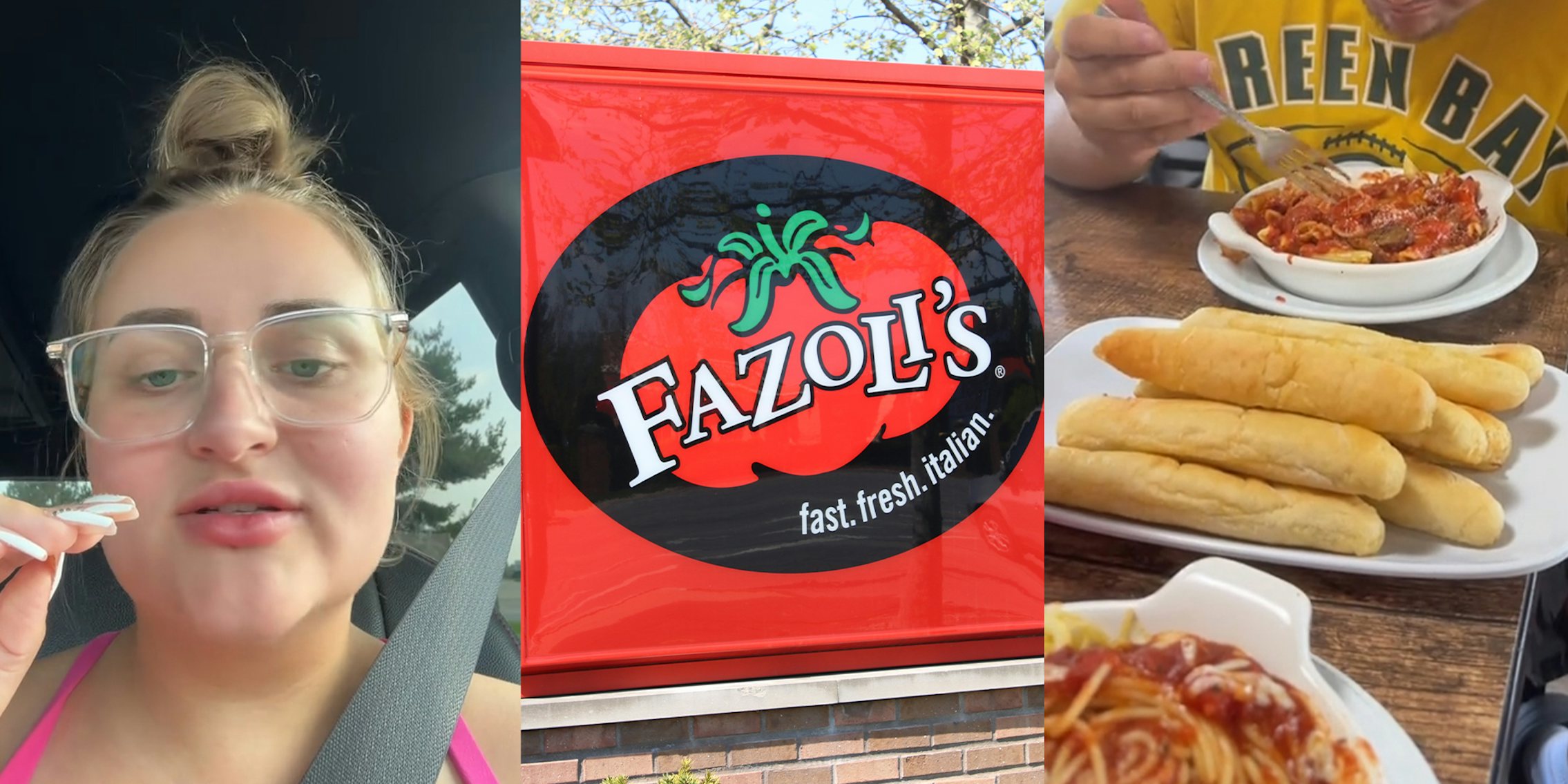 Mom spends $10 at Fazoli's to feed her family of 4
