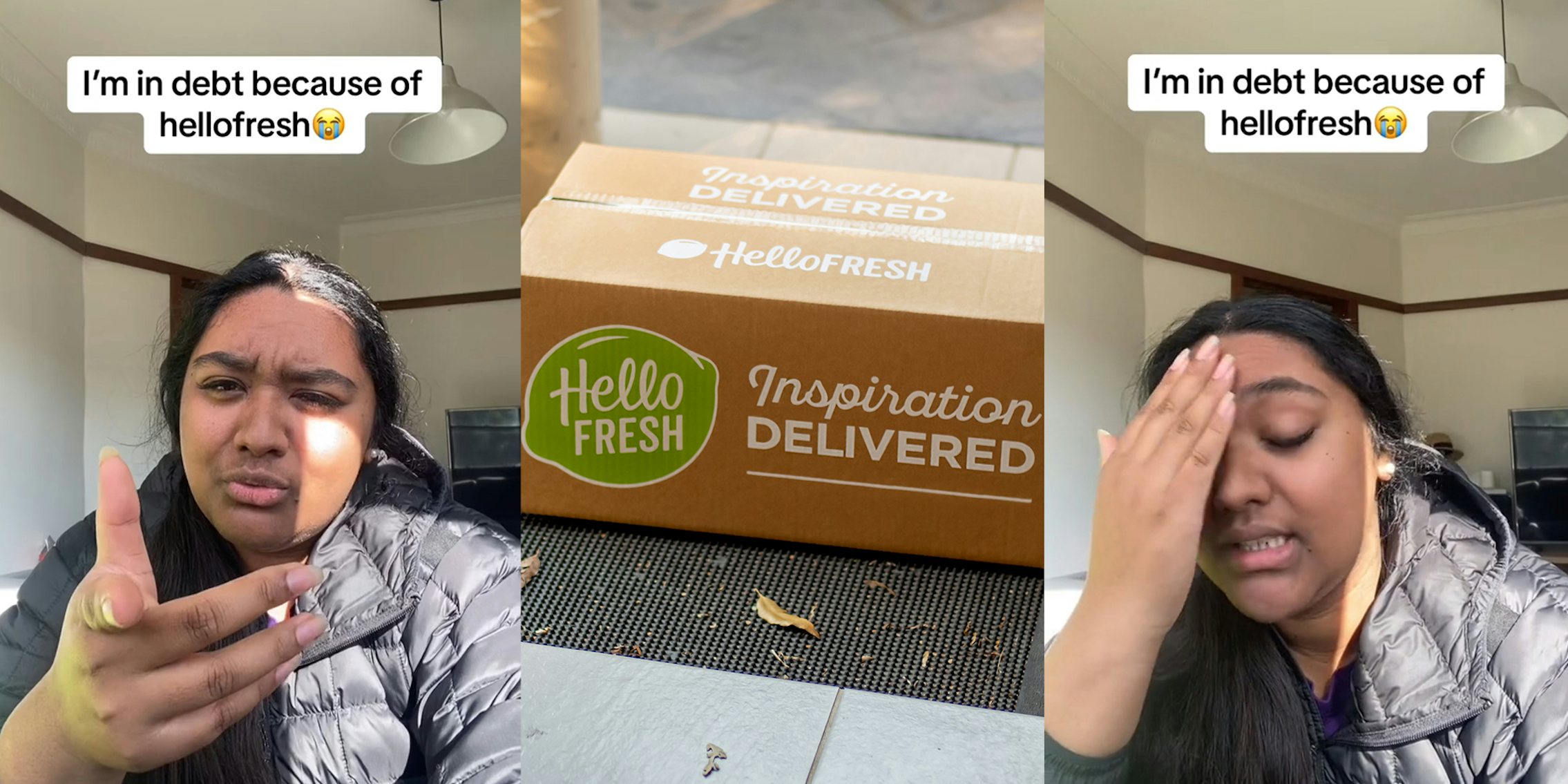 HelloFresh customer frustrated; Hello Fresh Box